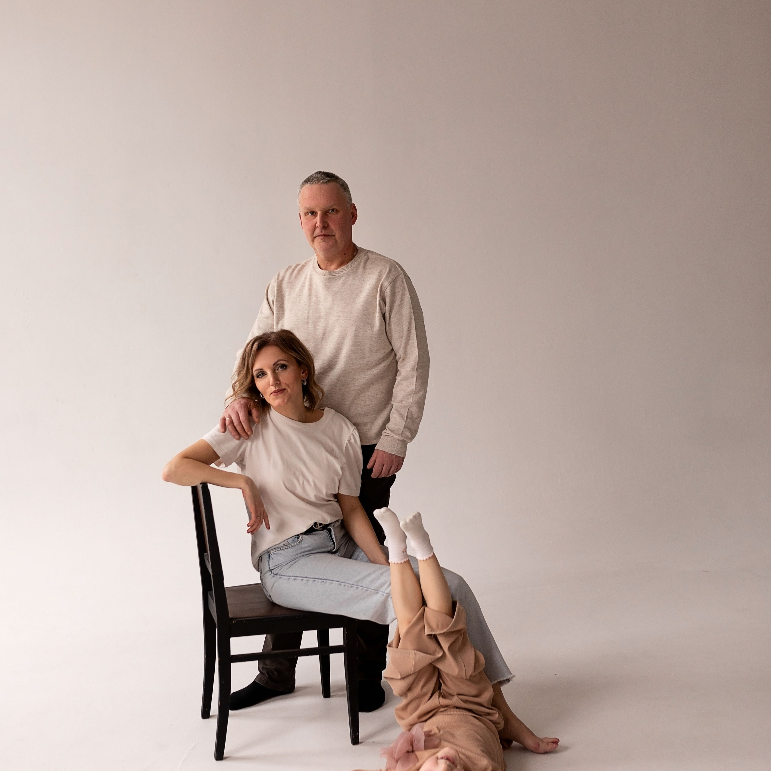 Сергей, Марина, Маша