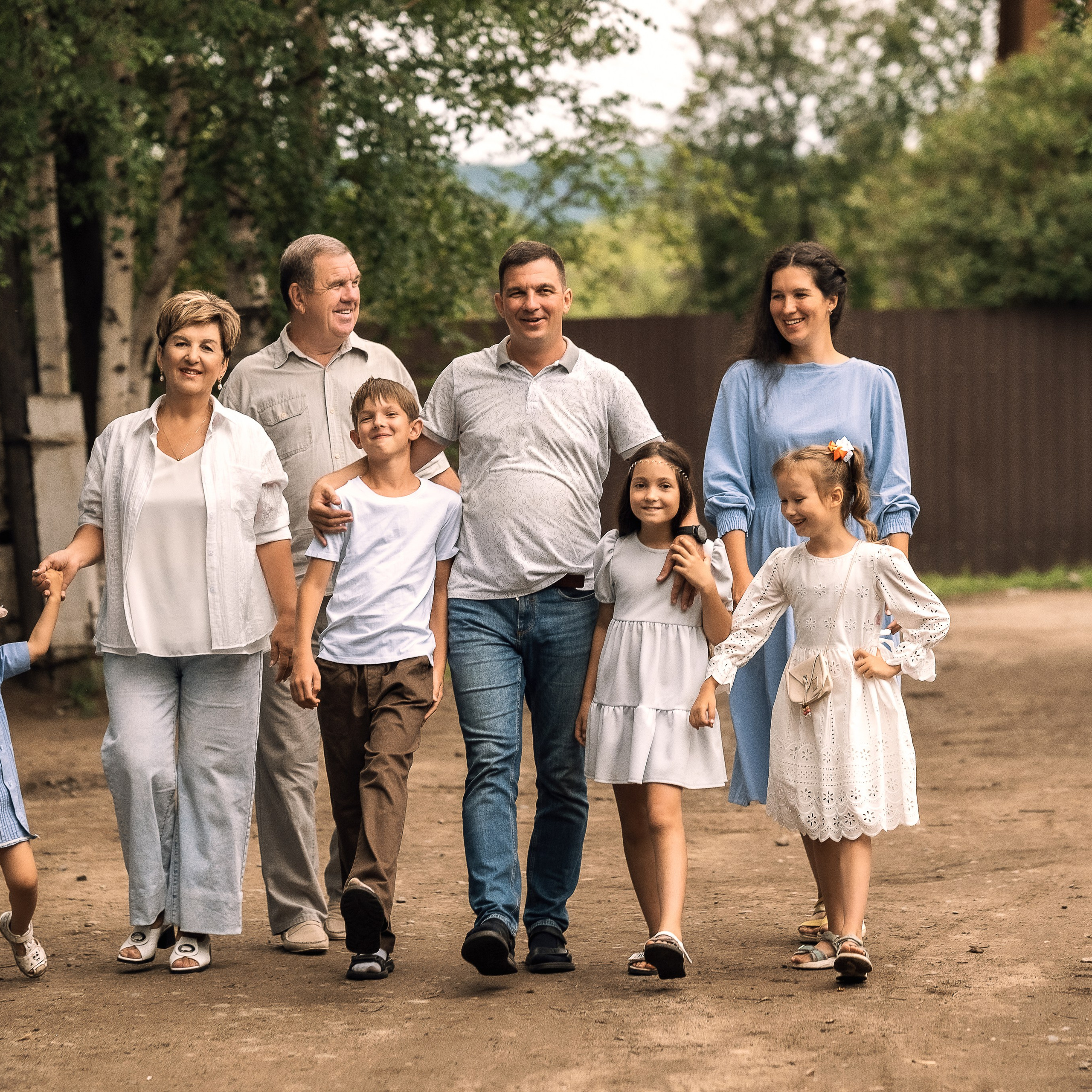 семейная фотосессия на даче 2