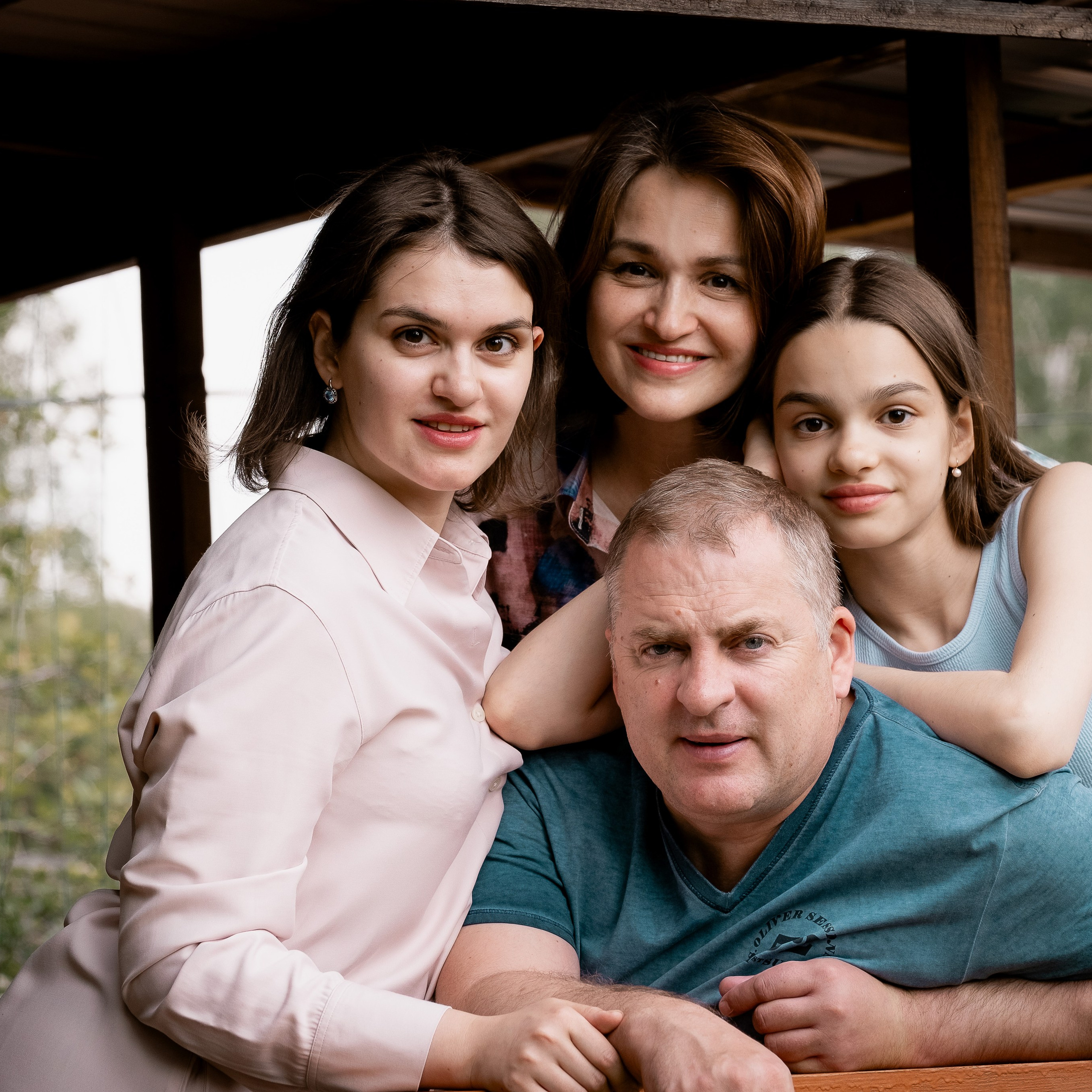 семейная фотосессия на даче