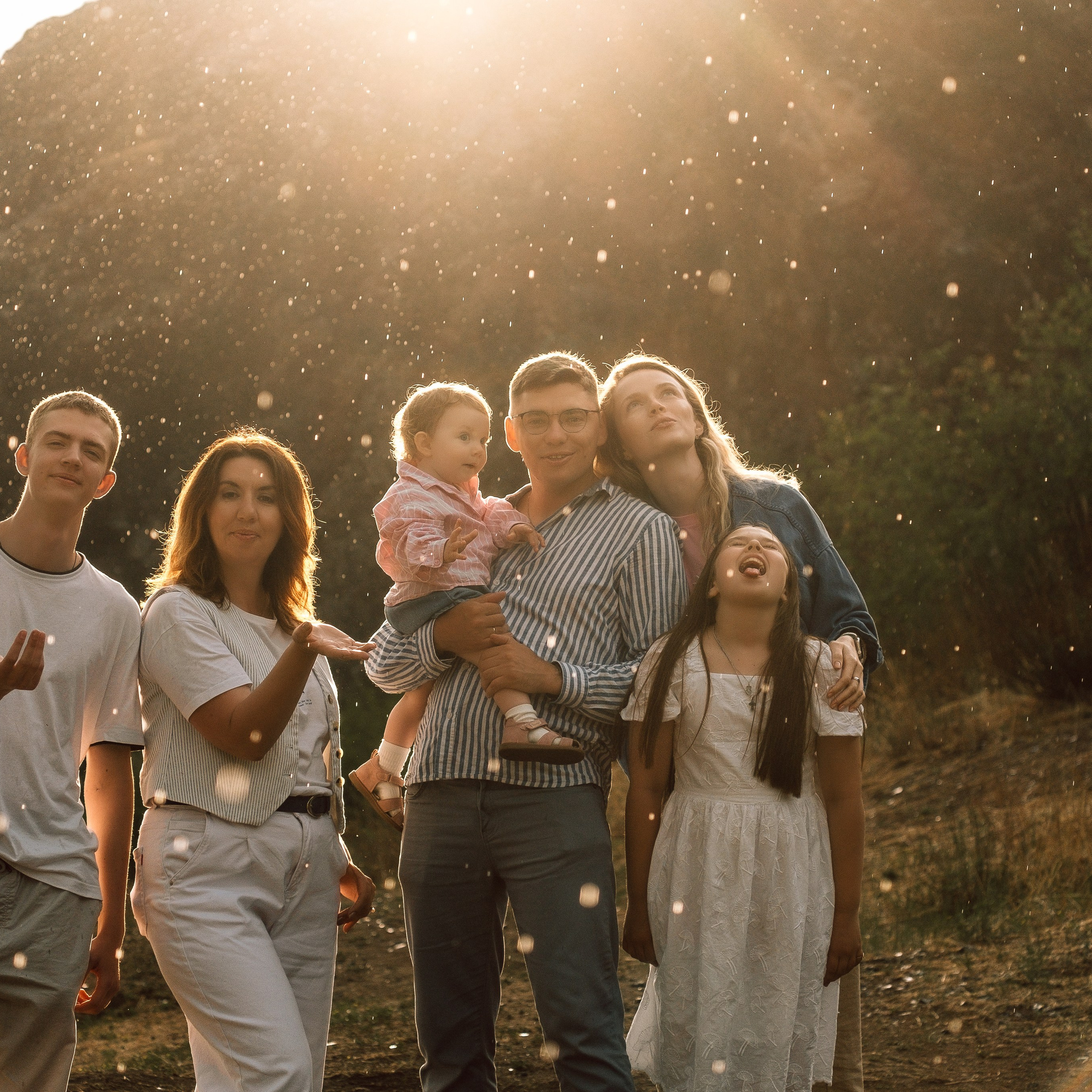 семейная фотосессия на природе