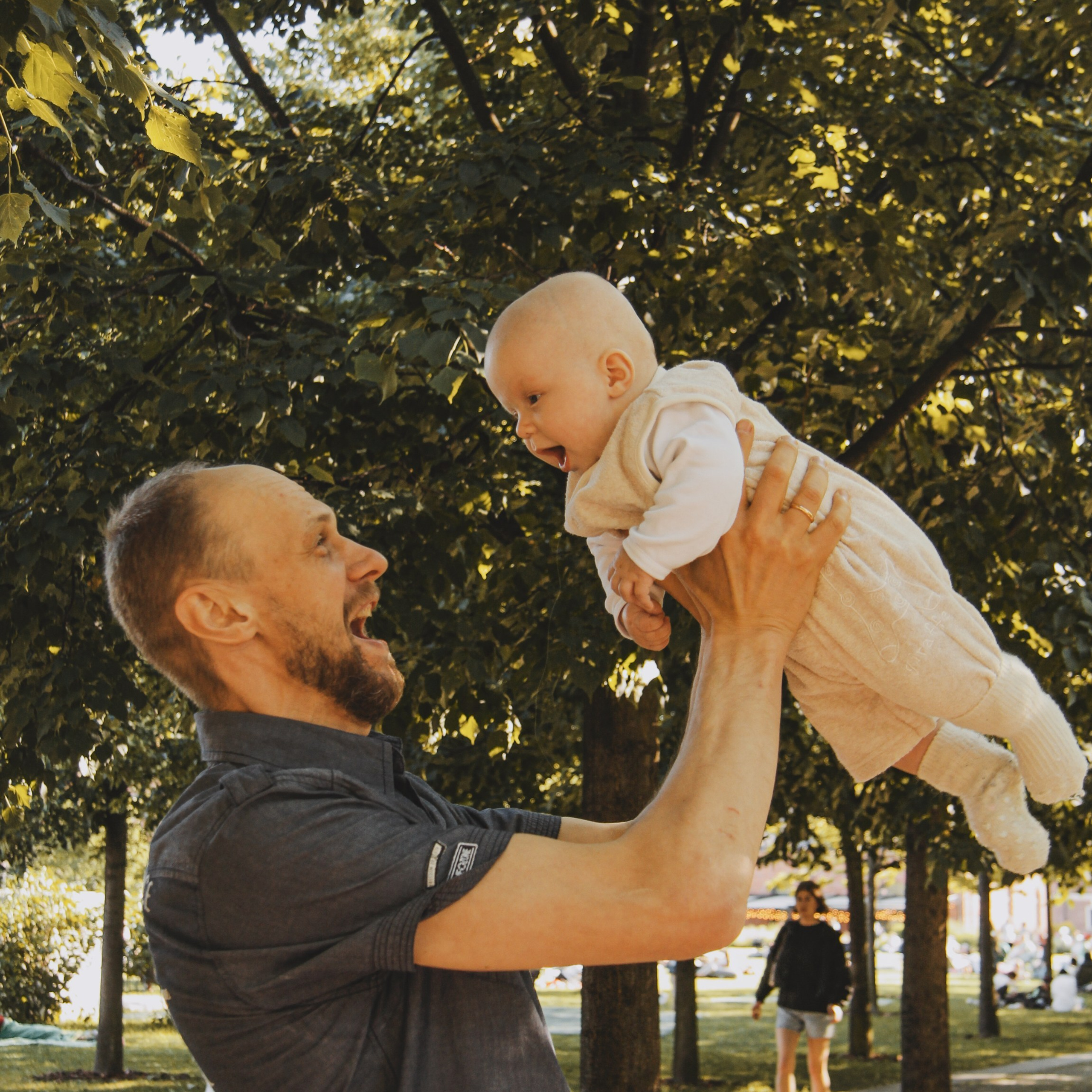 Family on the street