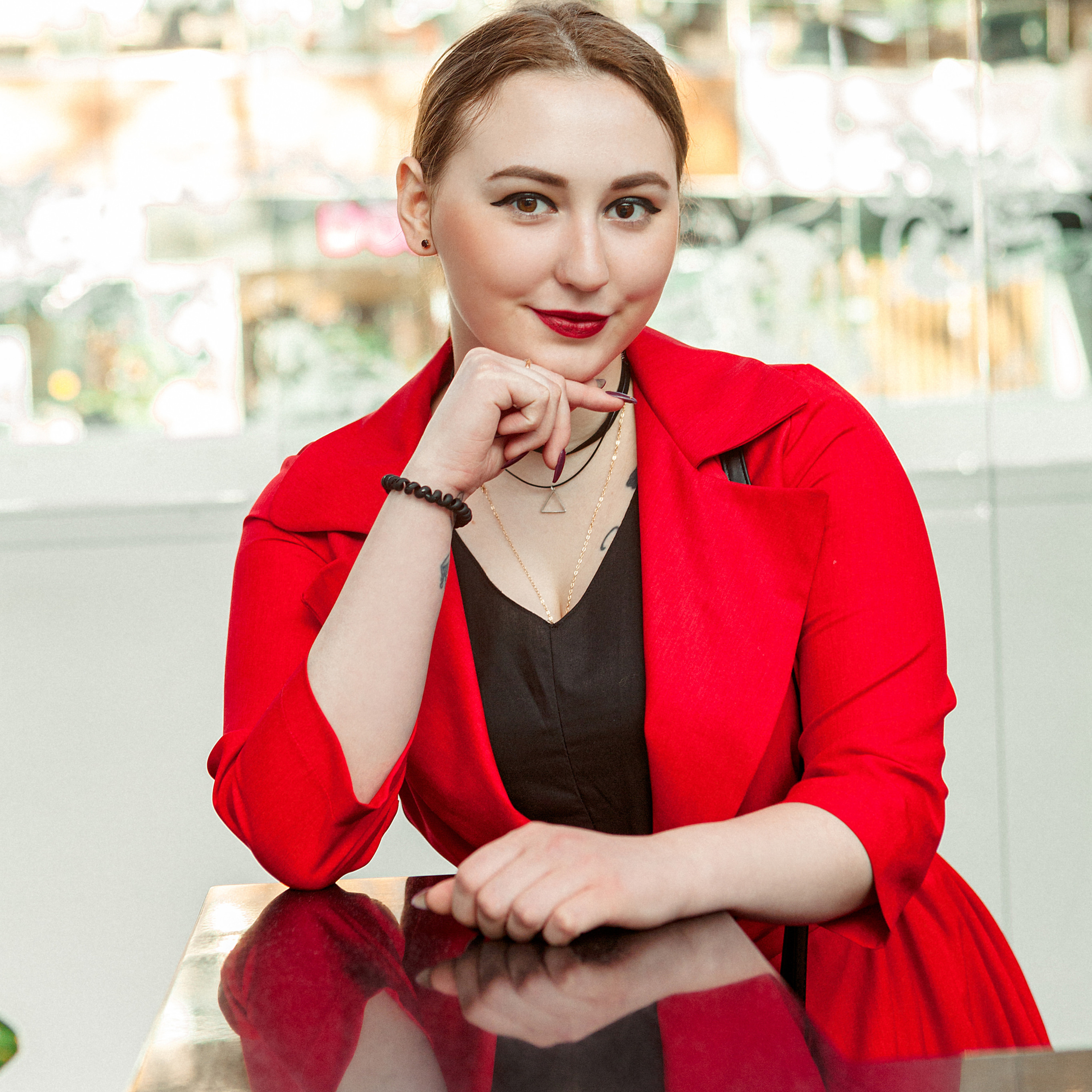 Портретная фотосессия в ТЦ Вегас. Модель Наташа