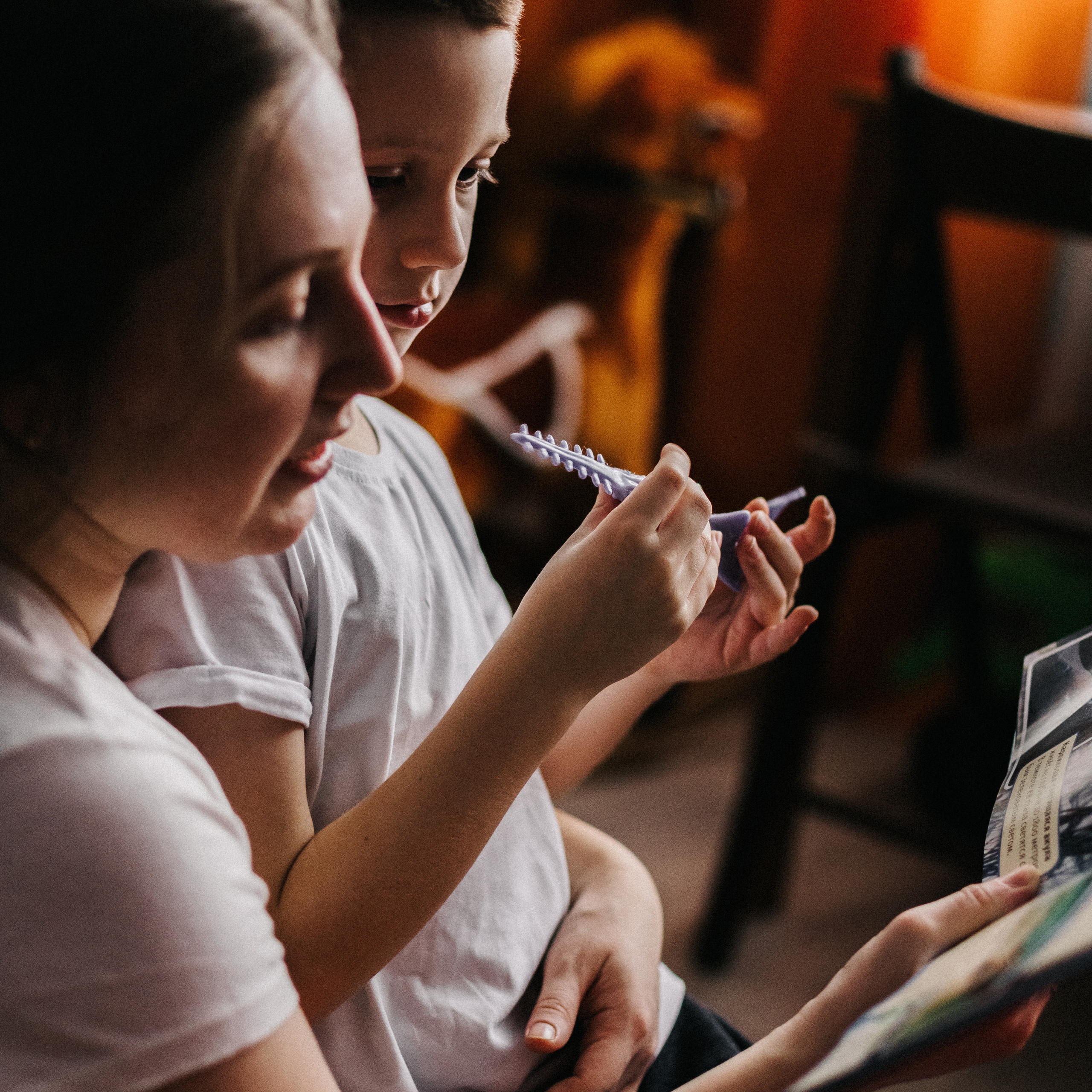 Ирина с сыновьями