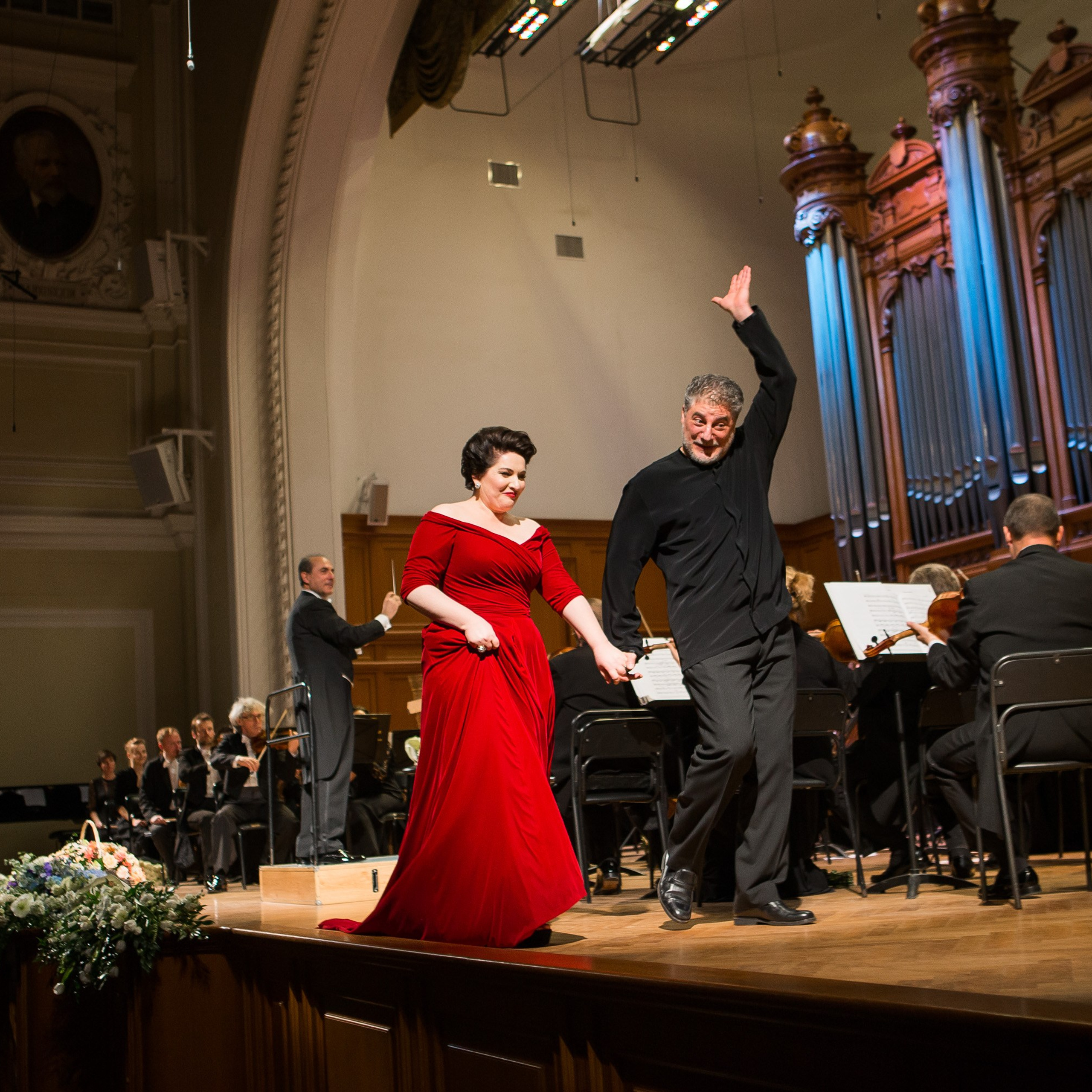 Хибла Герзмава и Хосе Кура. Консерватория.