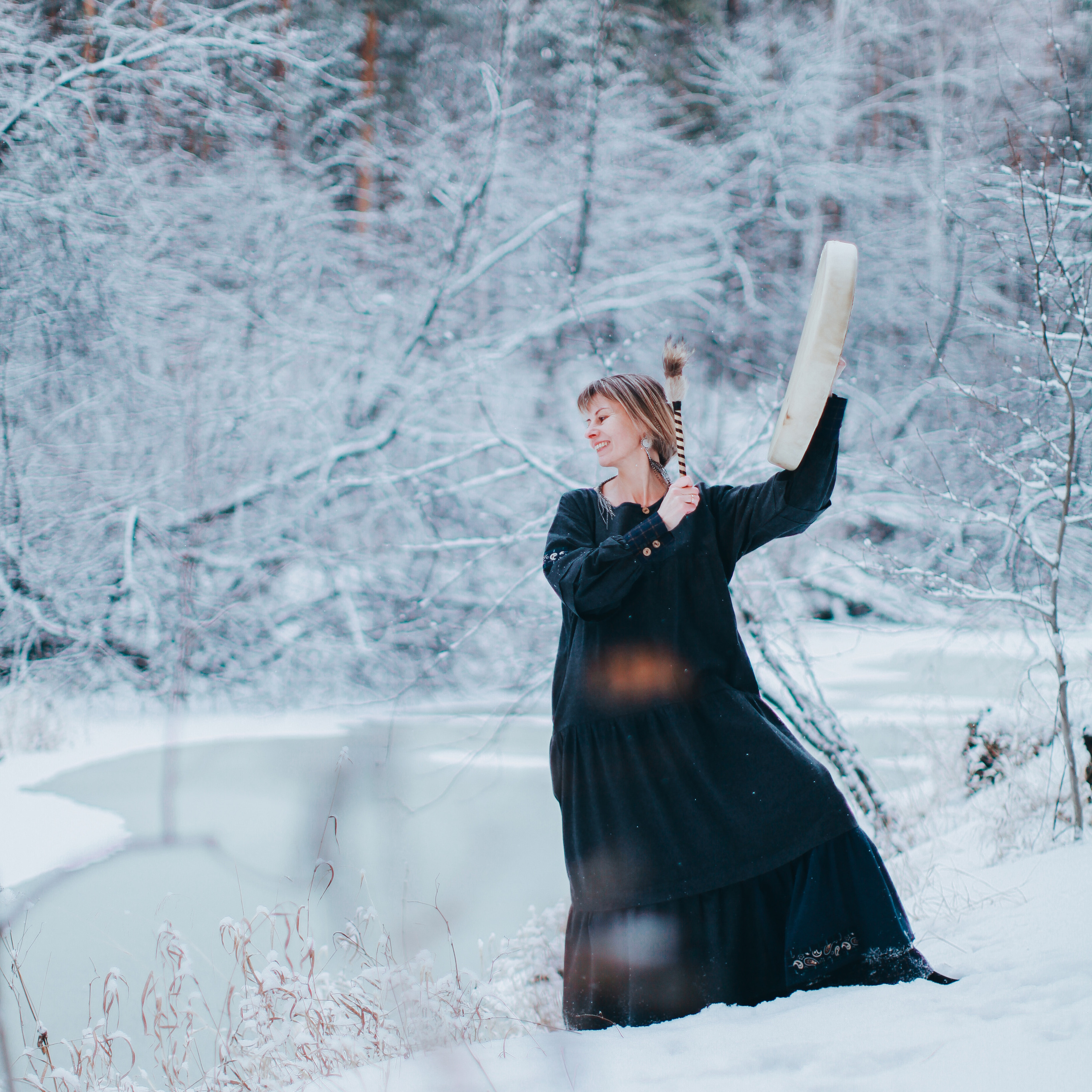 Шаманский бубен. Она