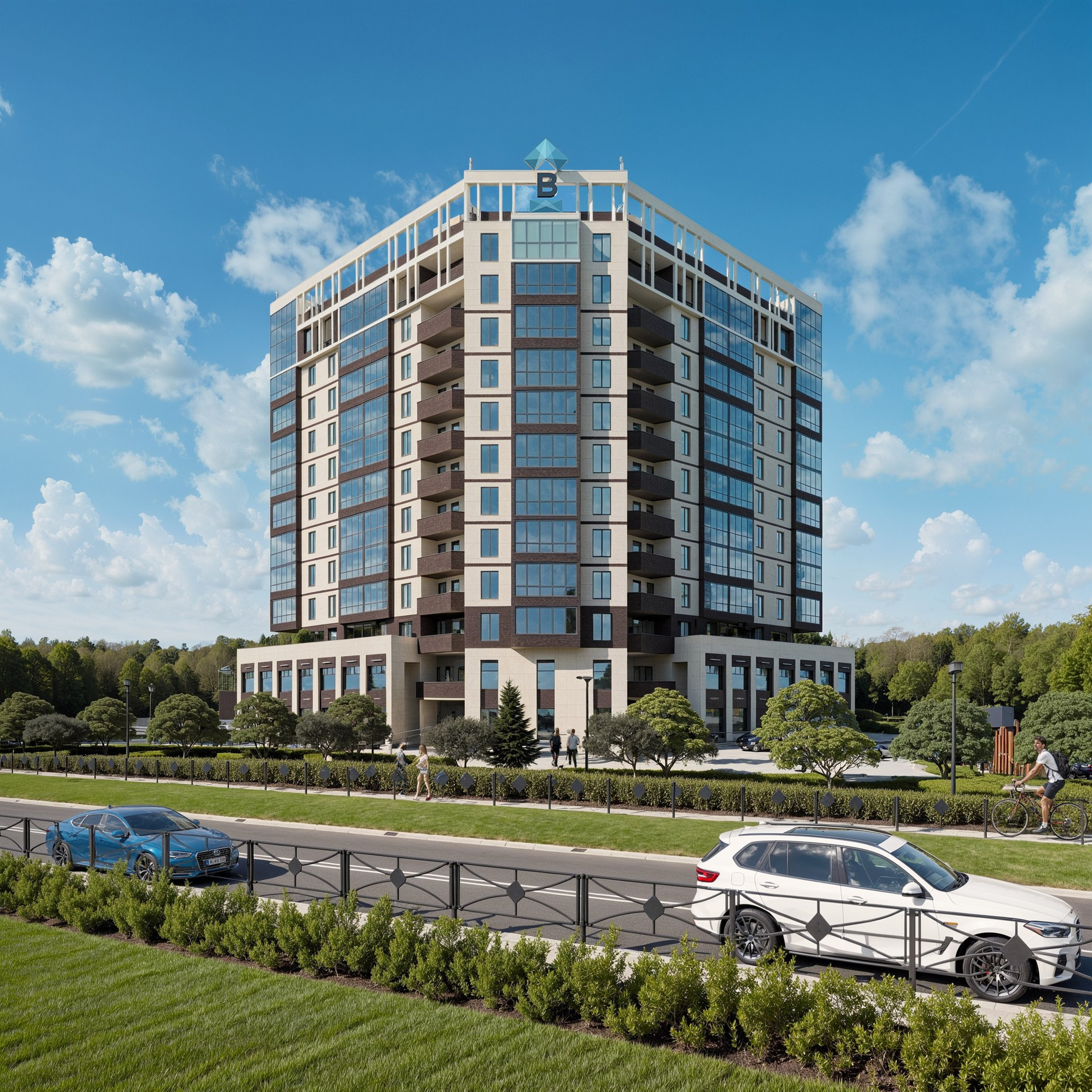 школа 3D визуализации не больших жилых комплексов