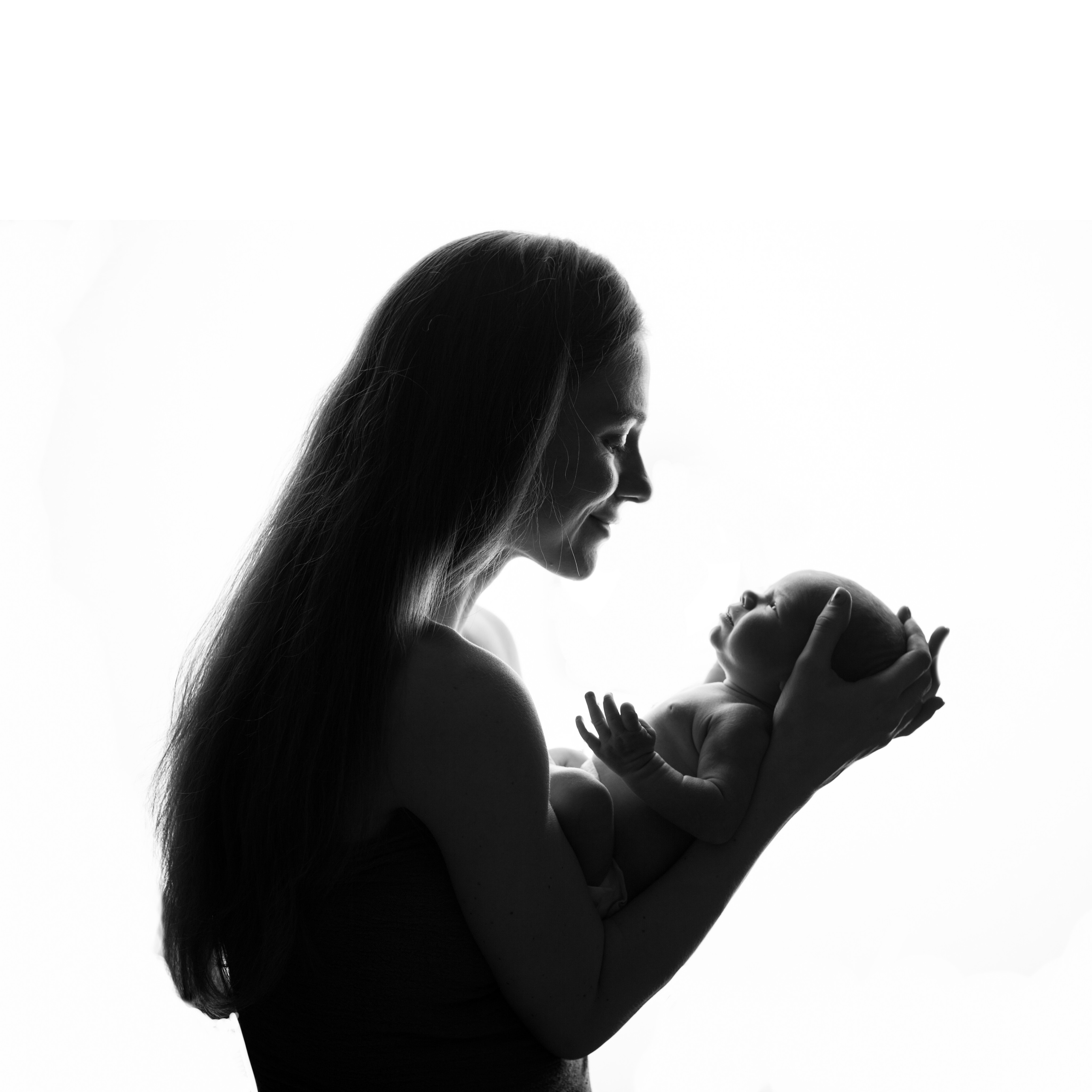 С родителями. Фотограф новорожденных в Москве ньюборн