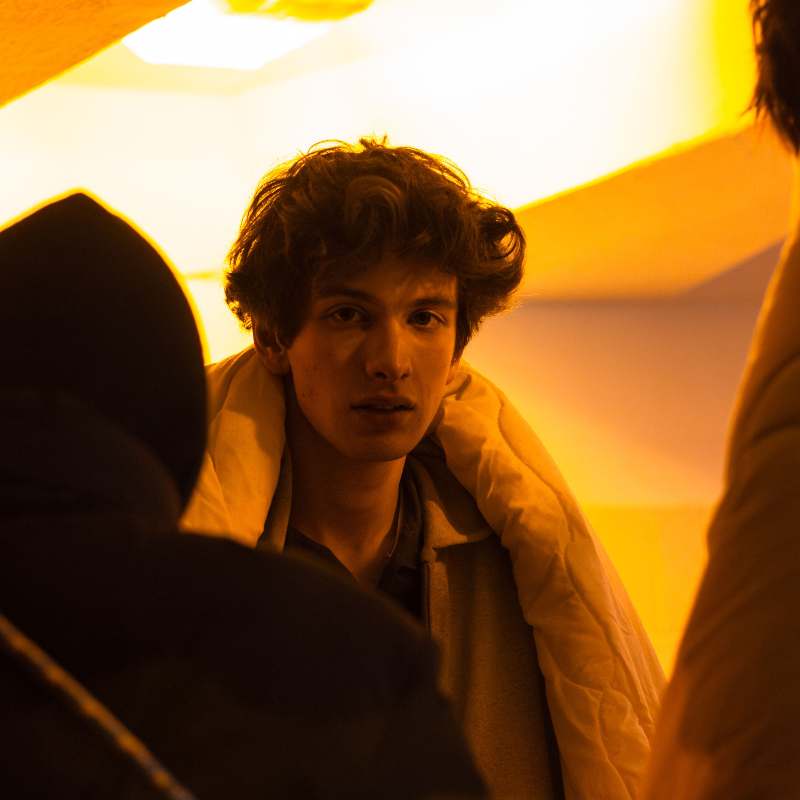 На съемках фильма «Ганди молчал по субботам»