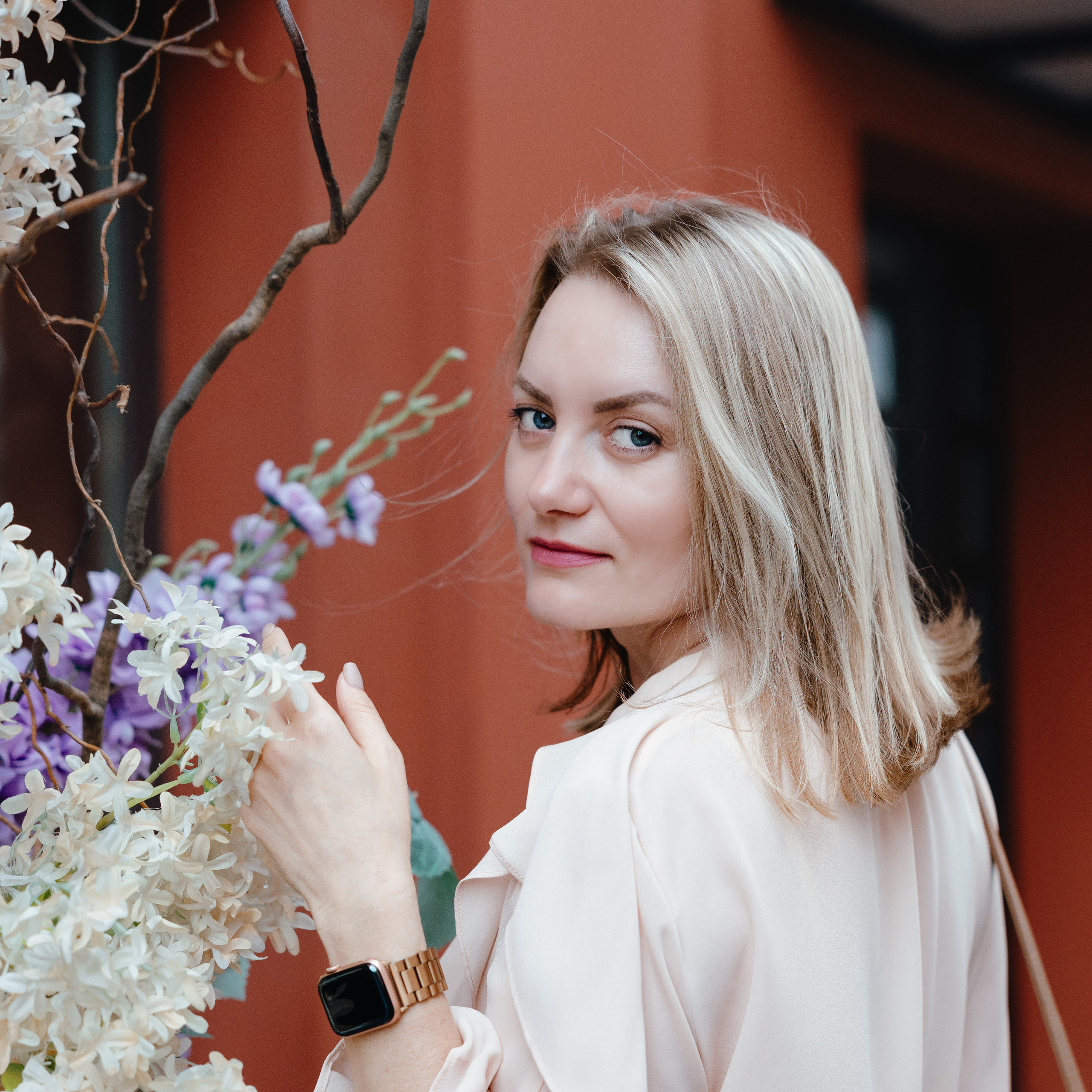 Tverskaya Street photo shooting with Olga
