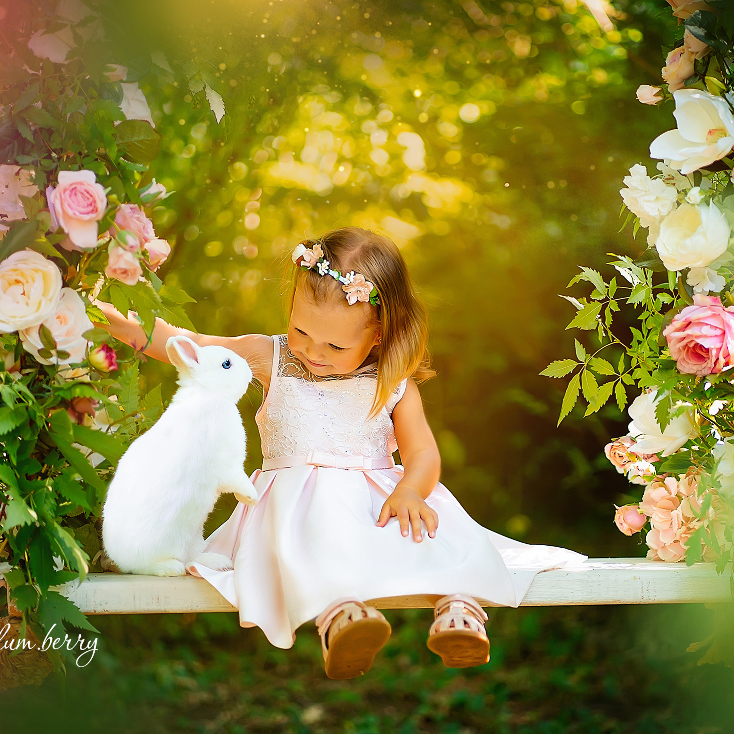 Чаепитие с кроликами. Детский и семейный фотограф в Краснодаре Анастасия Blumberry