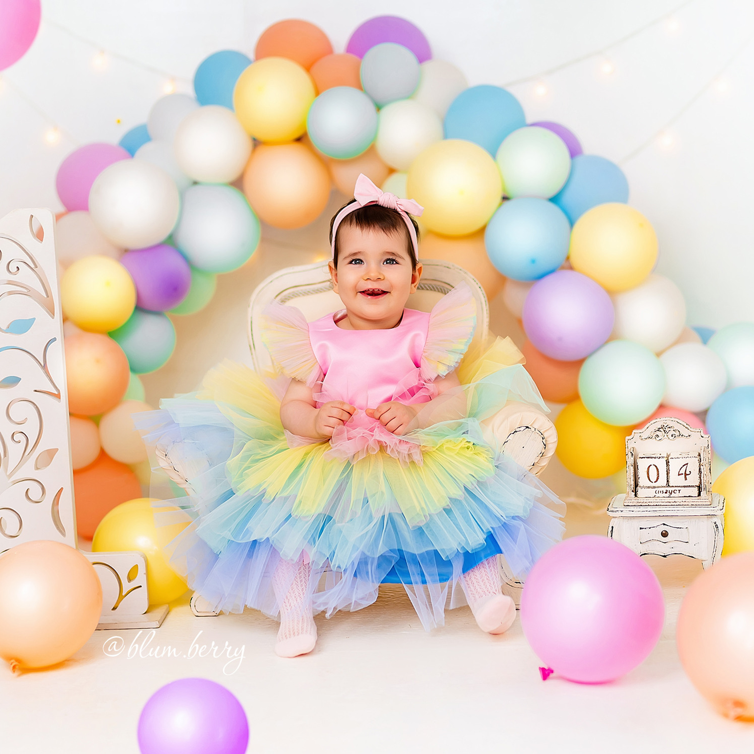 Фотосессия на годик в Краснодаре. Детский и семейный фотограф в Краснодаре Анастасия Blumberry