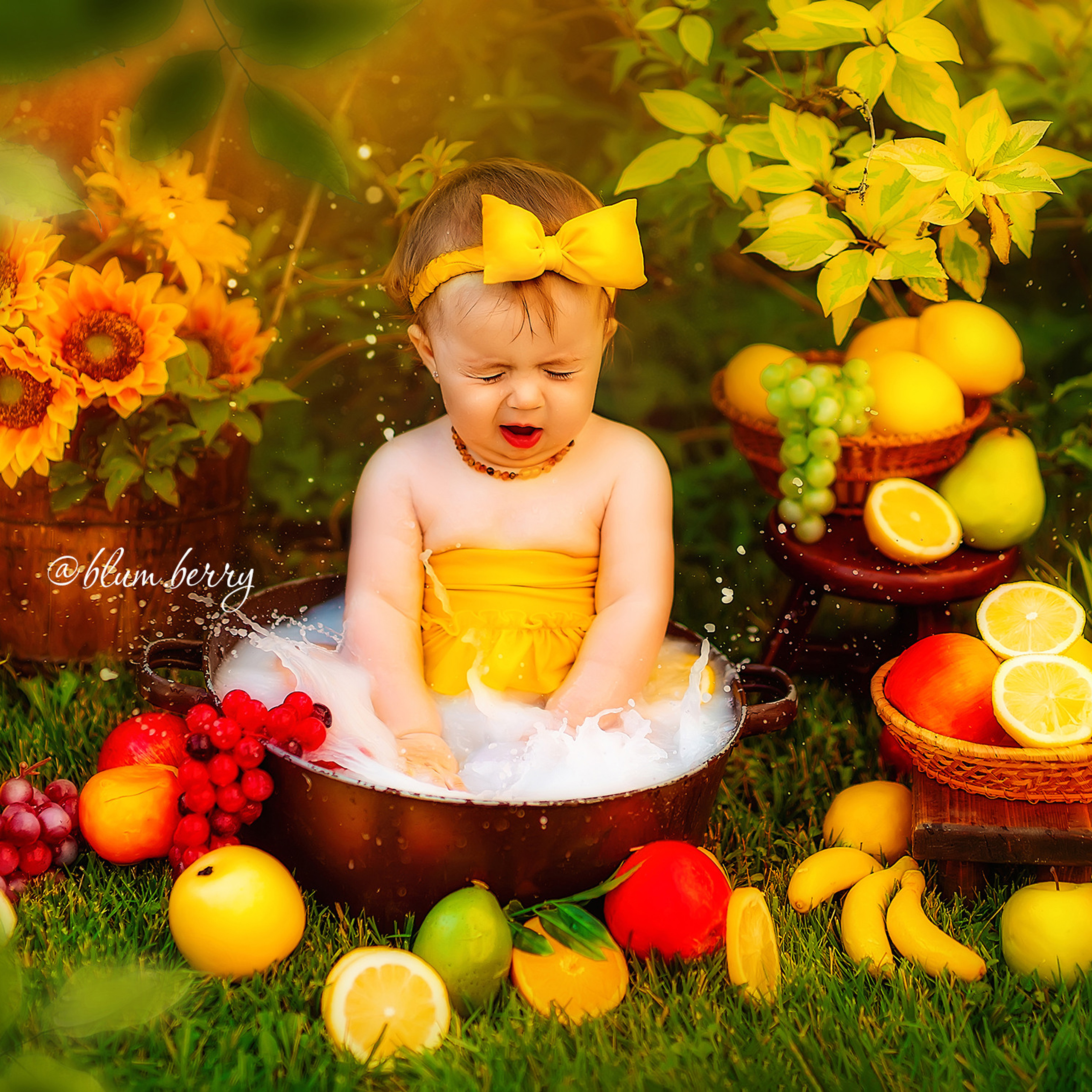 Фруктовые купашки. Детский и семейный фотограф в Краснодаре Анастасия Blumberry