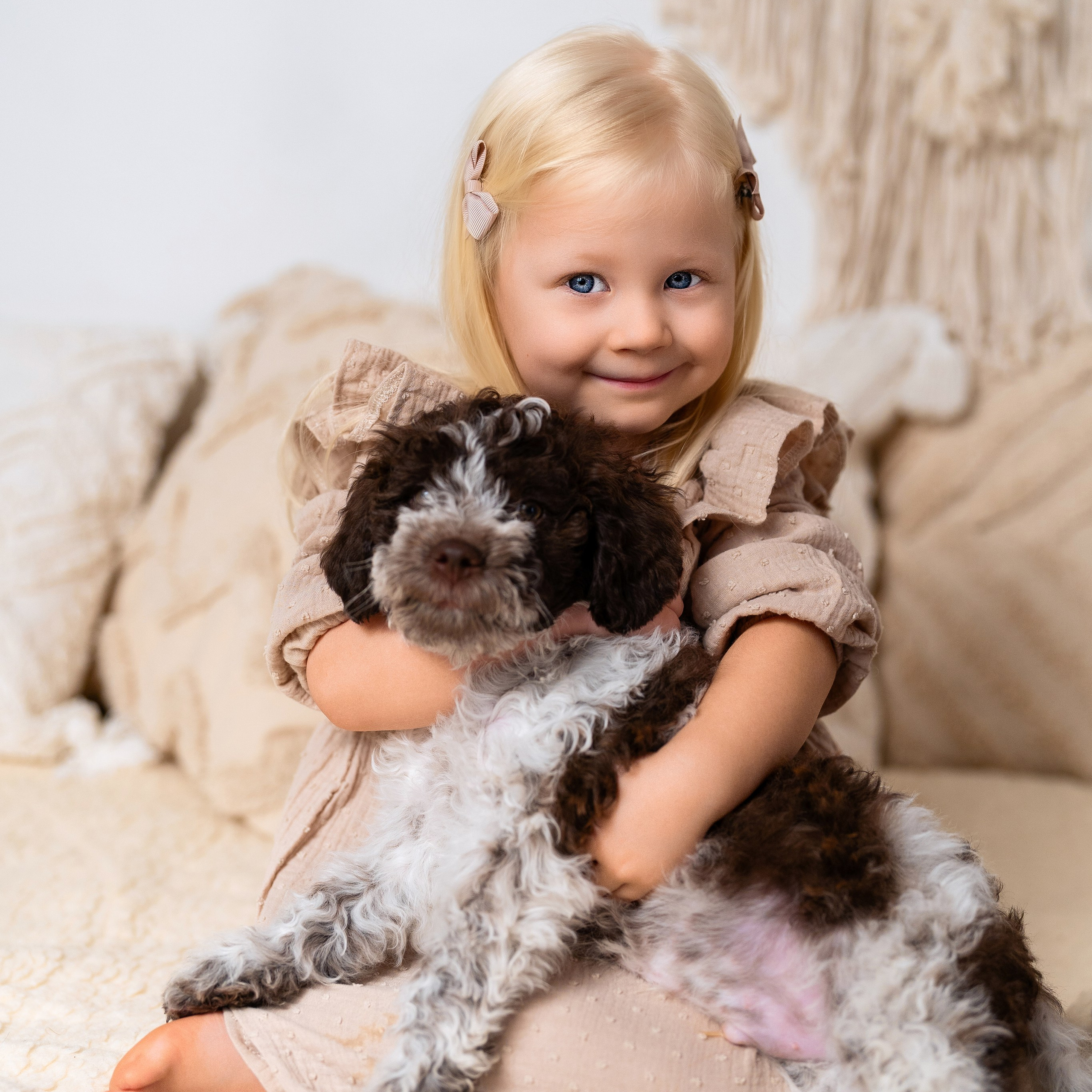 Щенки лаготто. Детский и семейный фотограф в Краснодаре Анастасия Blumberry