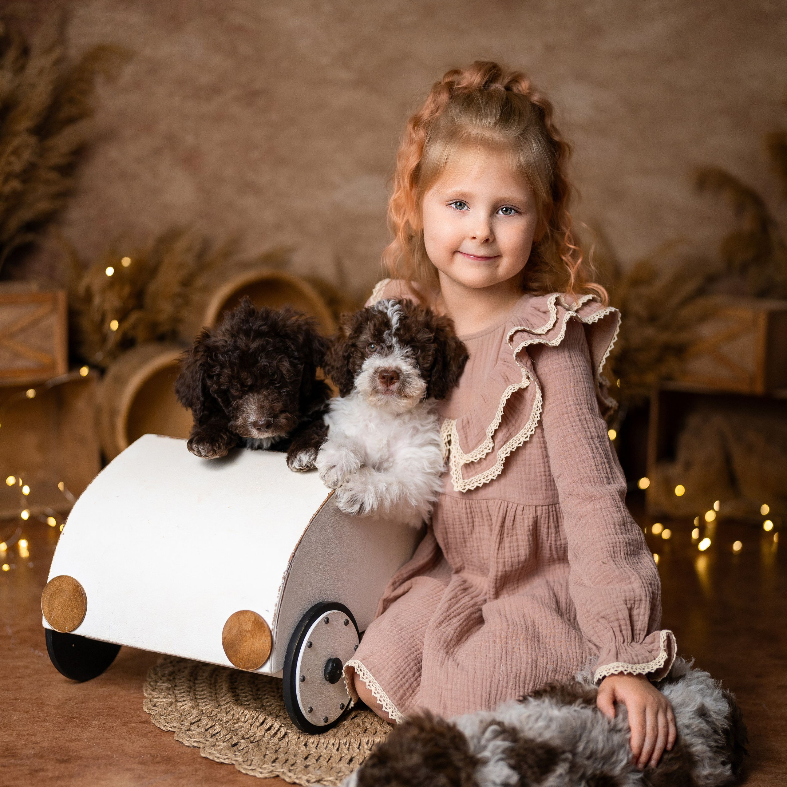 Щенки лаготто. Детский и семейный фотограф в Краснодаре Анастасия Blumberry