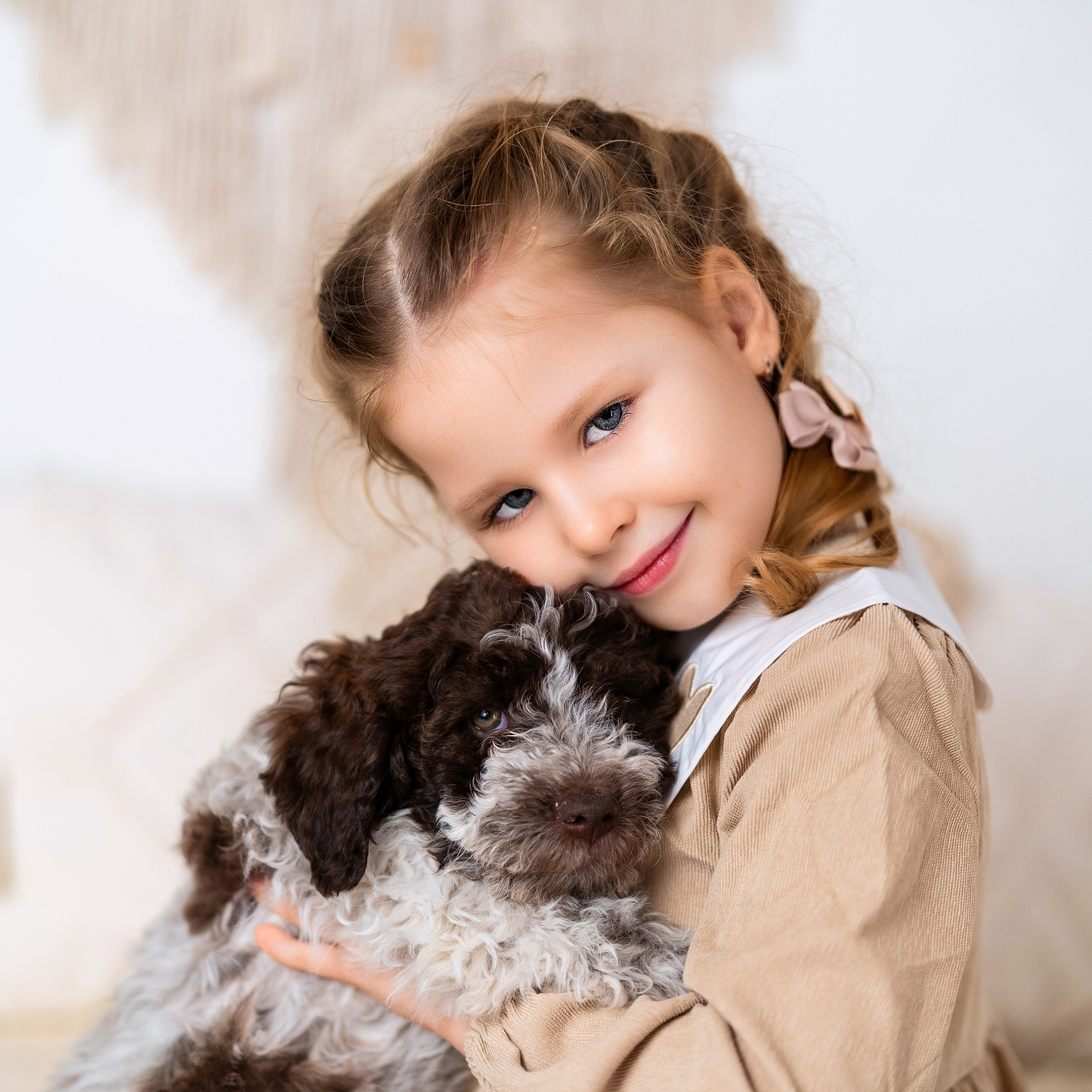 Щенки лаготто. Детский и семейный фотограф в Краснодаре Анастасия Blumberry