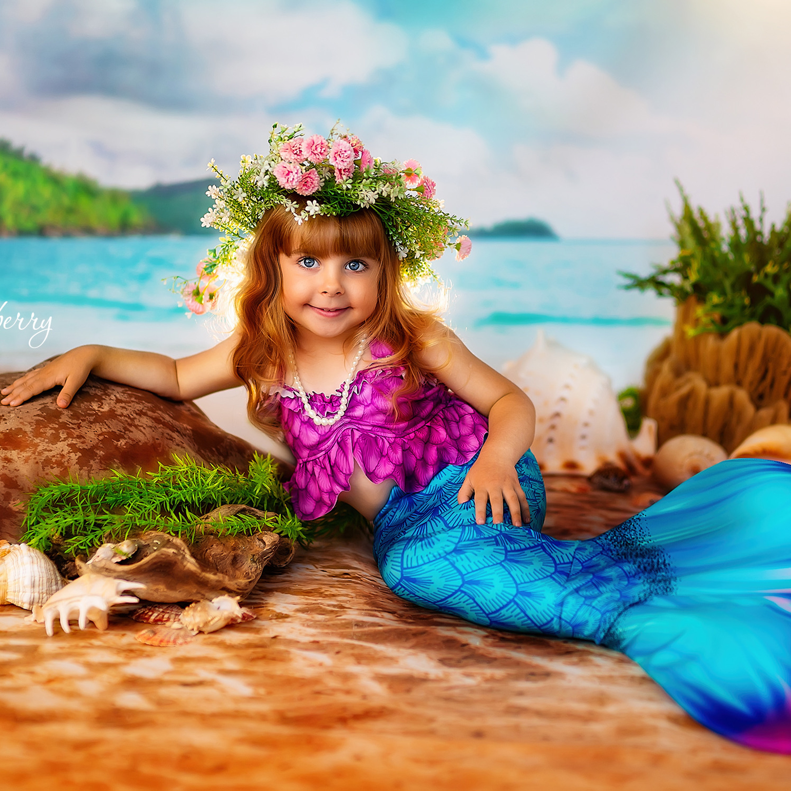 Русалочка. Детский и семейный фотограф в Краснодаре Анастасия Blumberry
