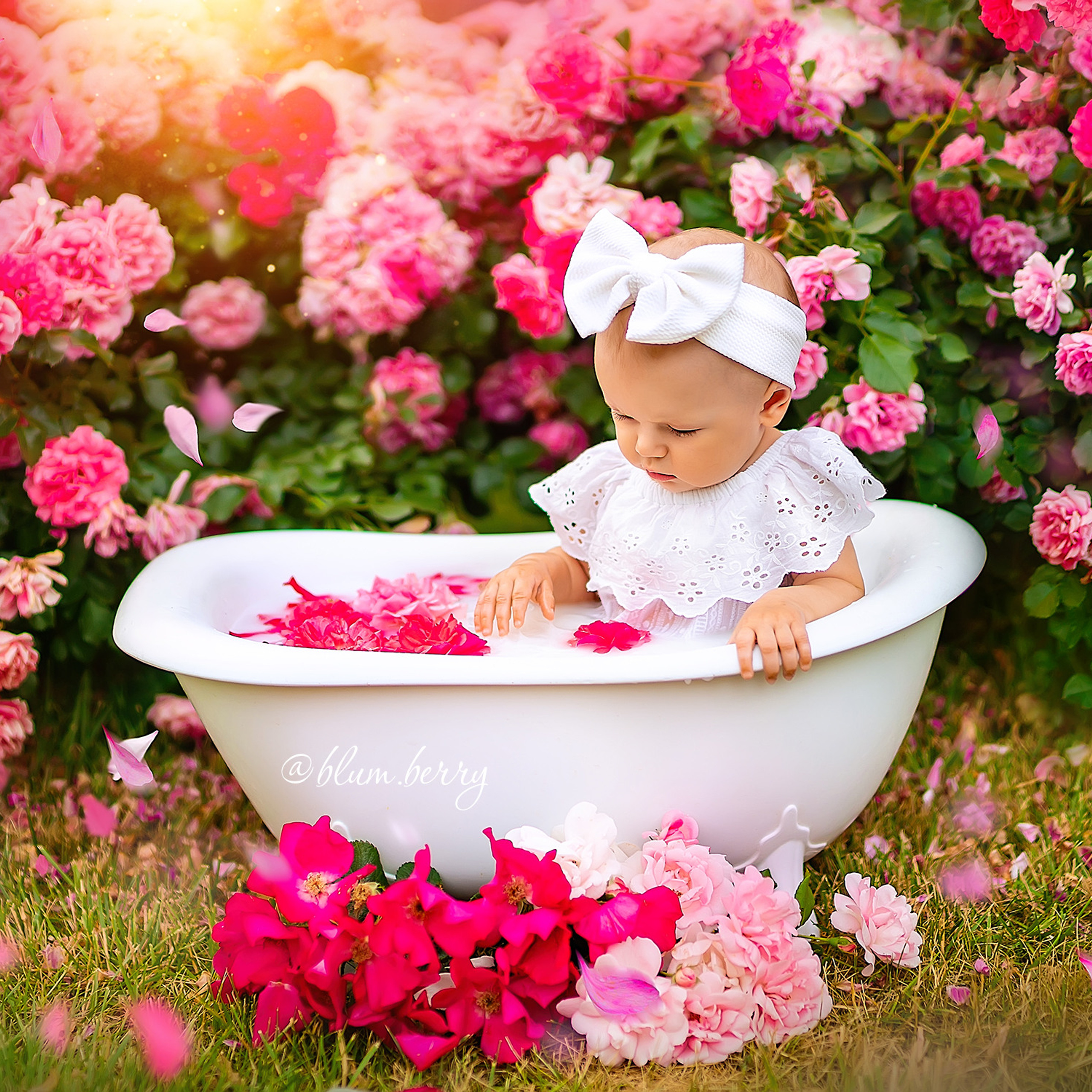 Розовый сад. Детский и семейный фотограф в Краснодаре Анастасия Blumberry