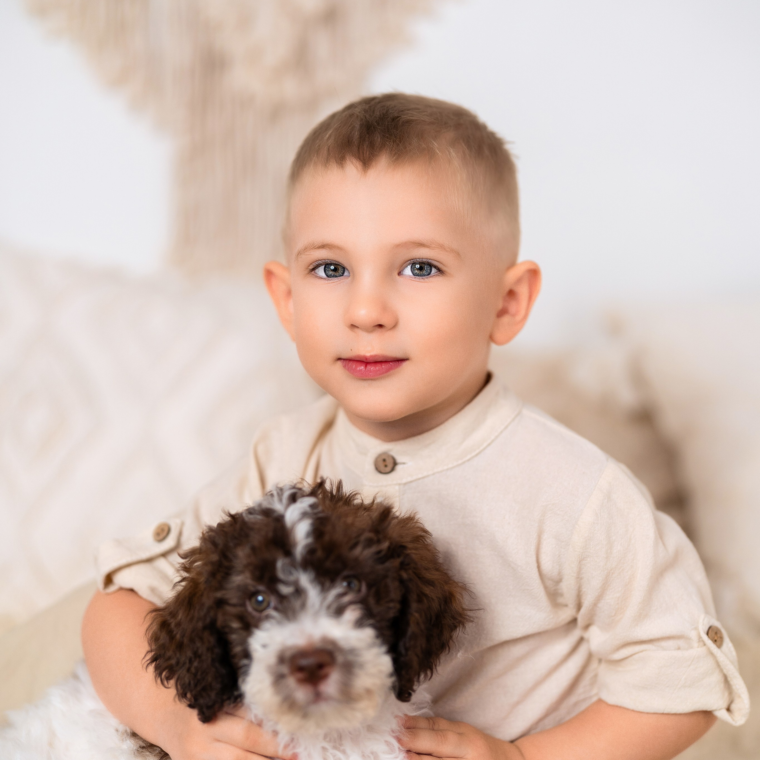 Щенки лаготто. Детский и семейный фотограф в Краснодаре Анастасия Blumberry