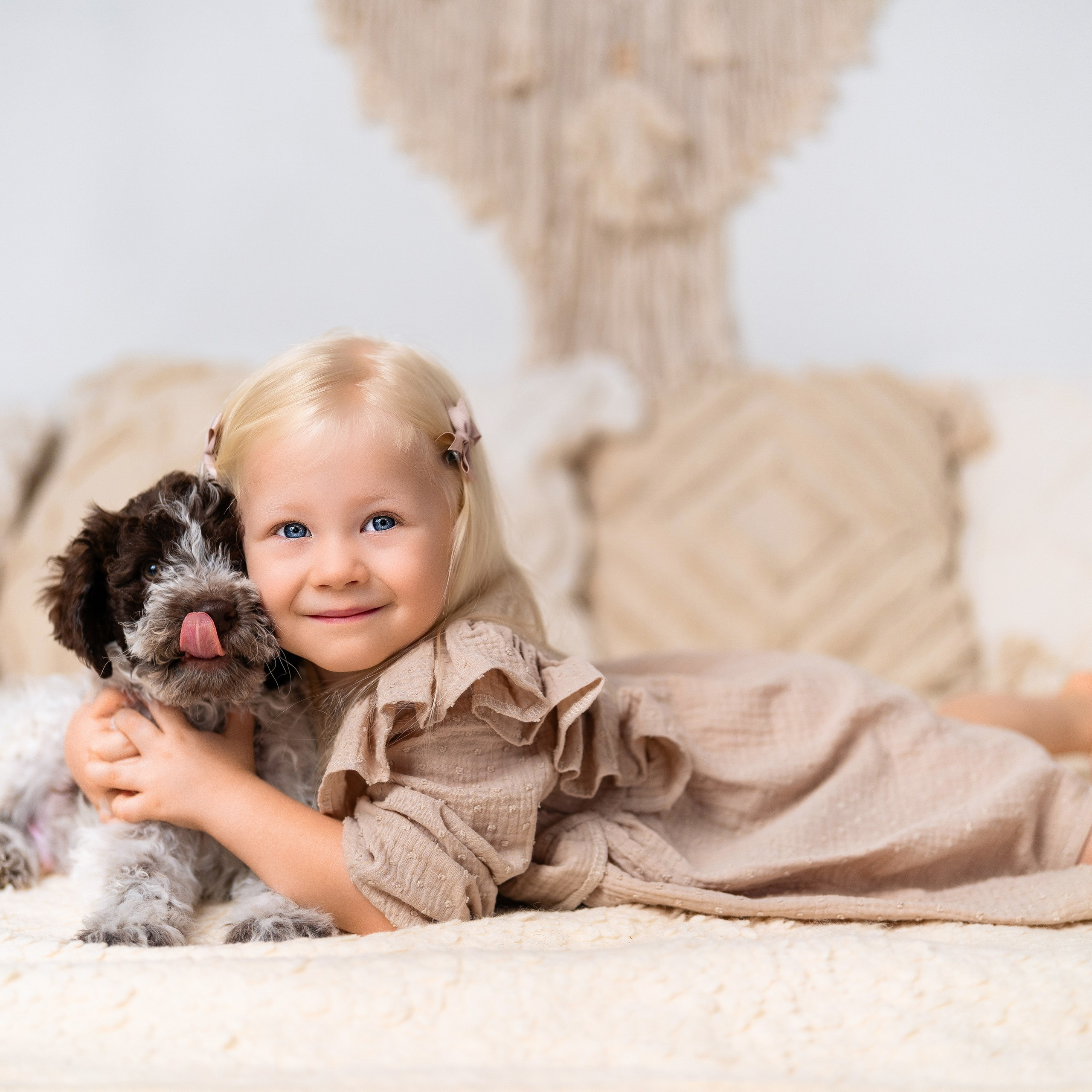 Щенки лаготто. Детский и семейный фотограф в Краснодаре Анастасия Blumberry