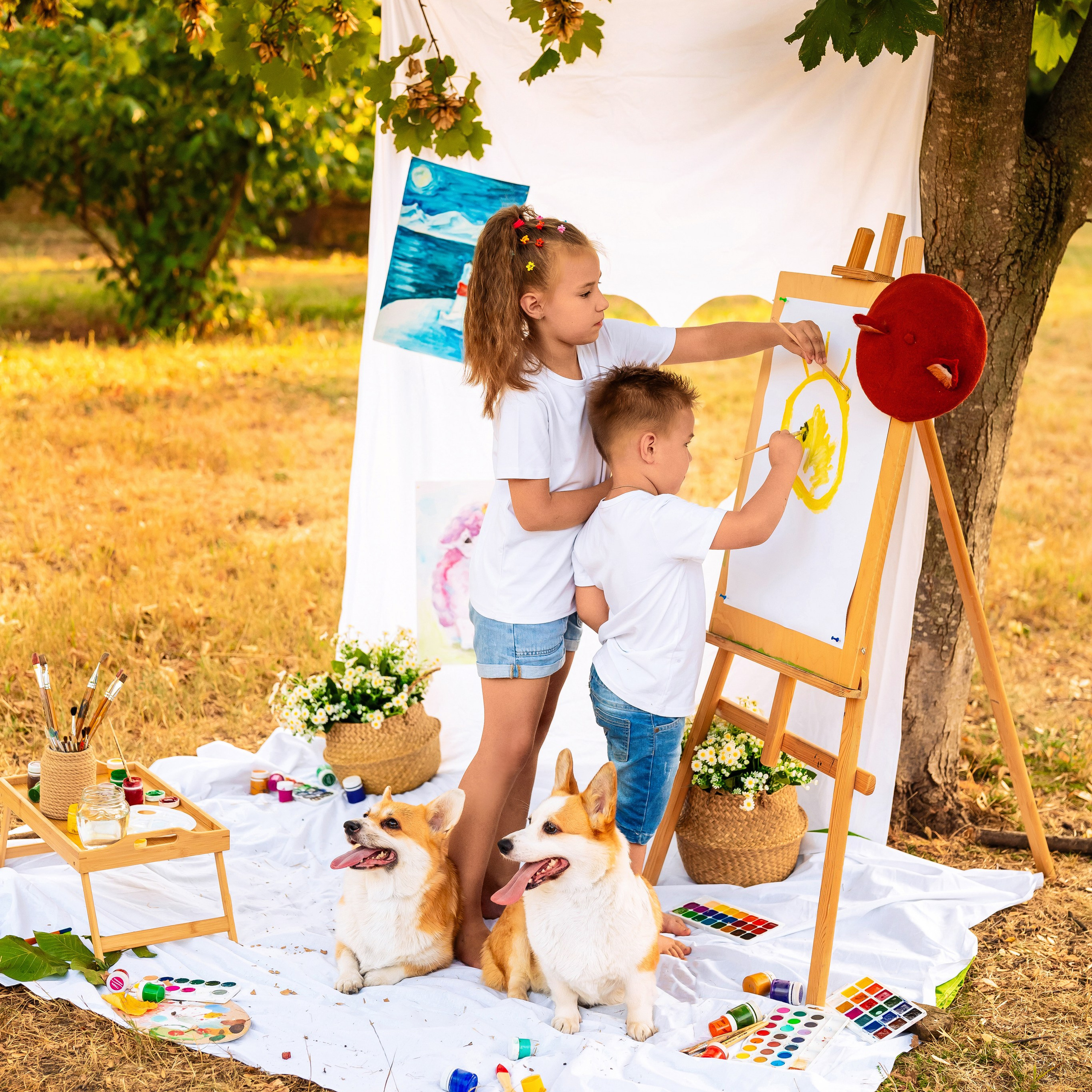 Краски с корги. Детский и семейный фотограф в Краснодаре Анастасия Blumberry