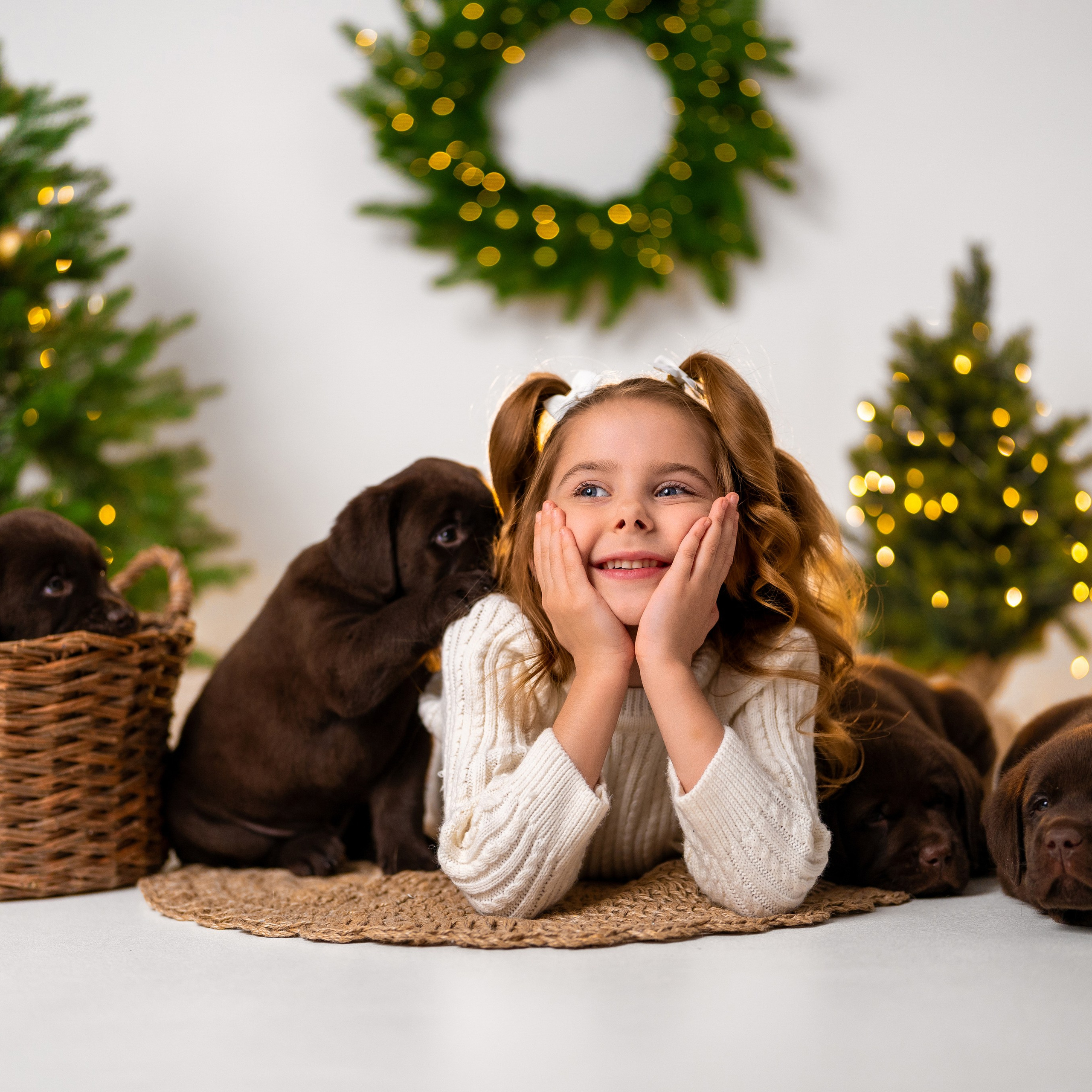 Щенки лабрадоры. Детский и семейный фотограф в Краснодаре Анастасия Blumberry