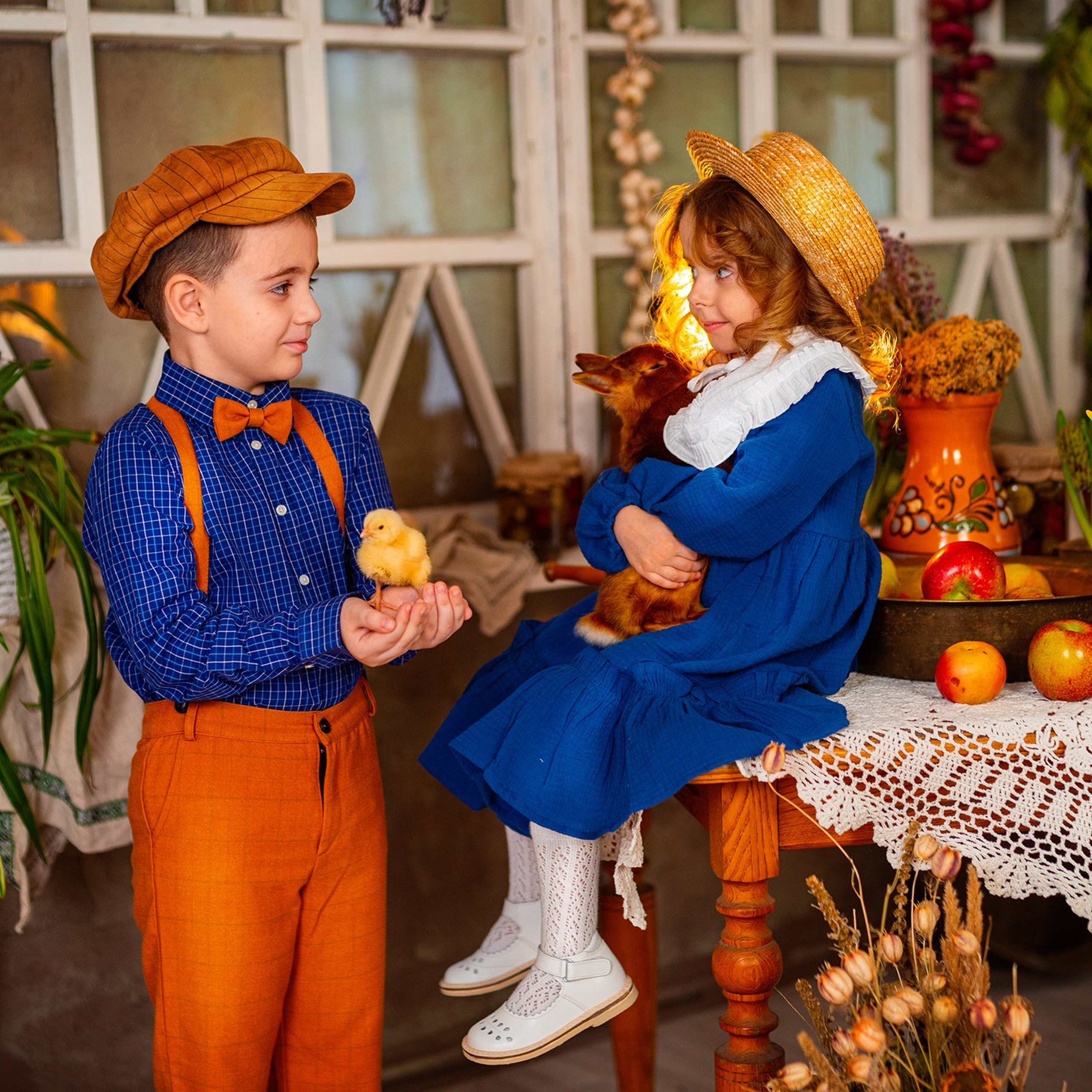 Пасха с цыплятами и кроликами. Детский и семейный фотограф в Краснодаре Анастасия Blumberry