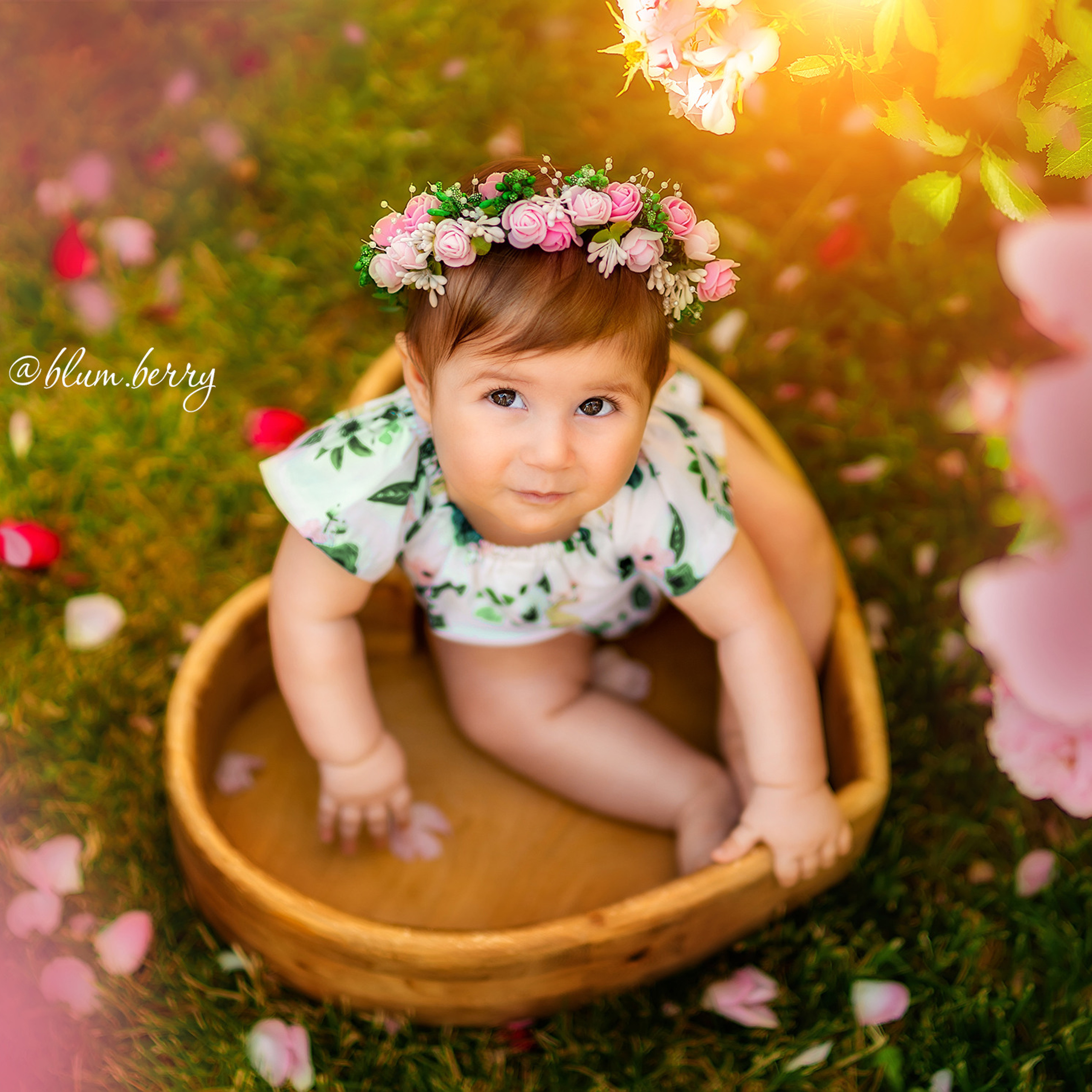 Розовый сад. Детский и семейный фотограф в Краснодаре Анастасия Blumberry