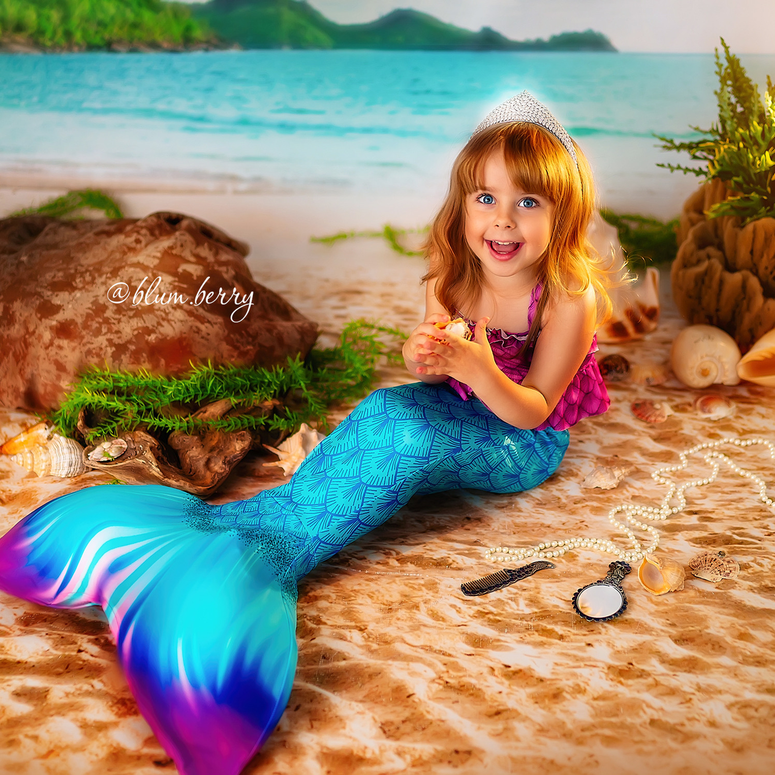 Русалочка. Детский и семейный фотограф в Краснодаре Анастасия Blumberry