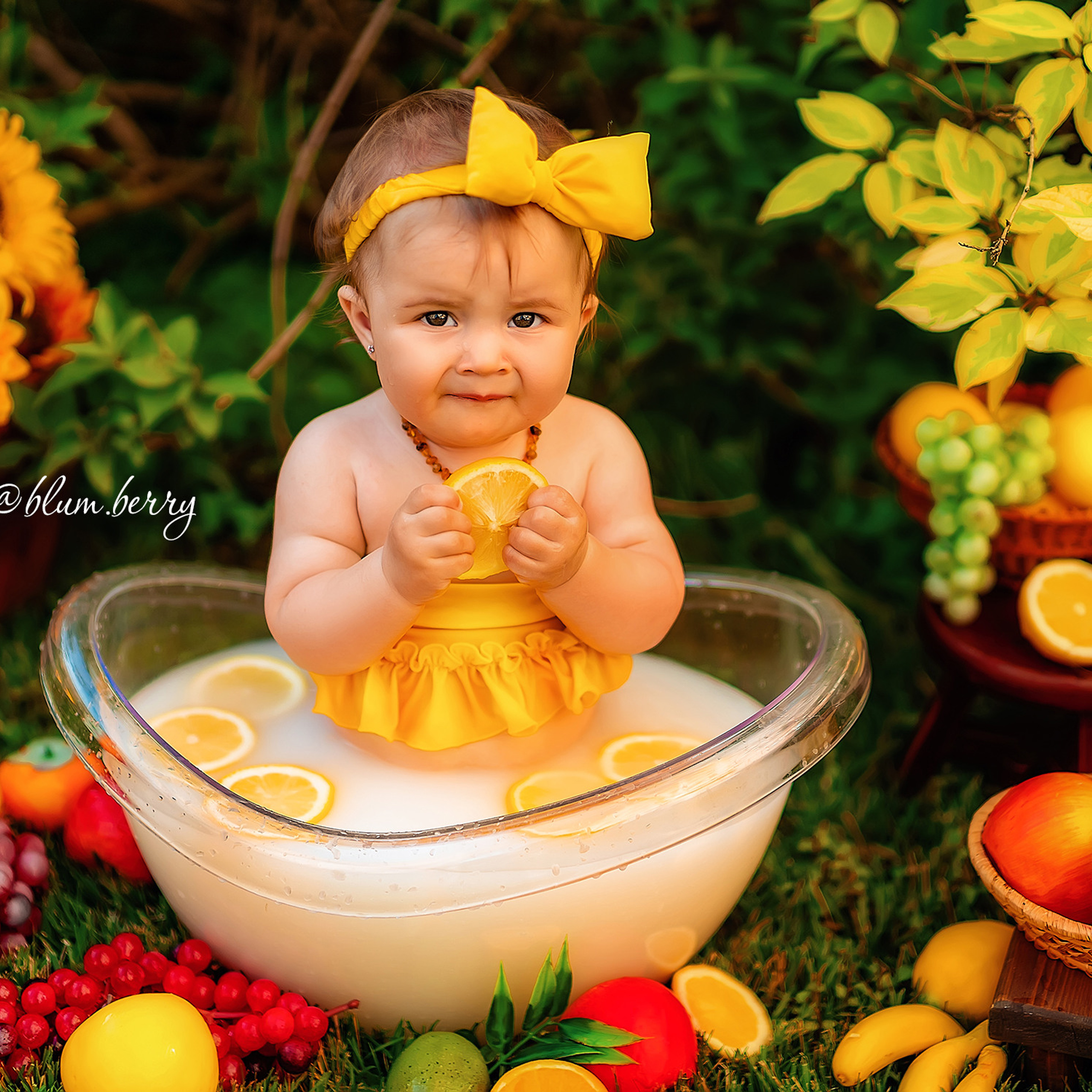 Фруктовые купашки. Детский и семейный фотограф в Краснодаре Анастасия Blumberry