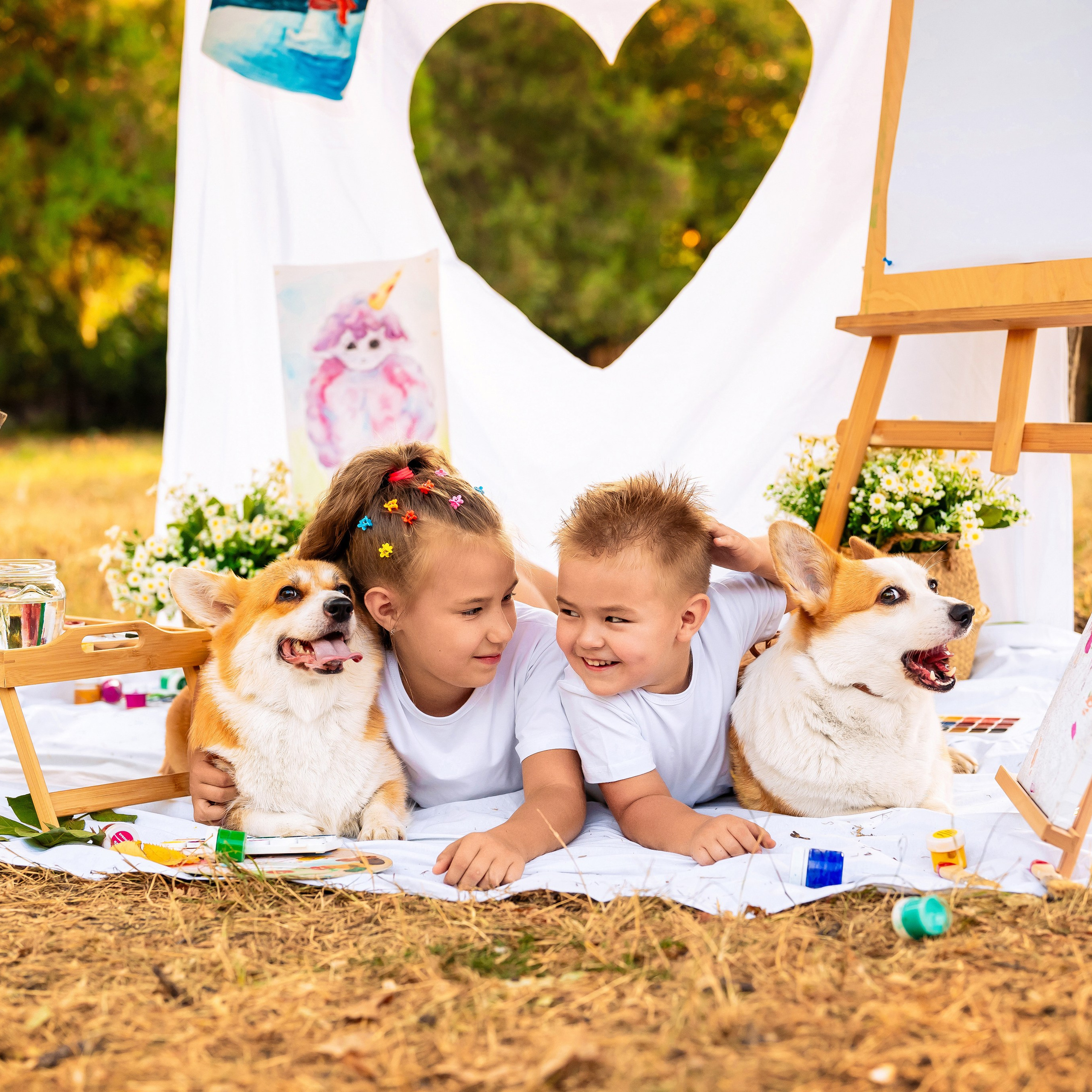 Краски с корги. Детский и семейный фотограф в Краснодаре Анастасия Blumberry