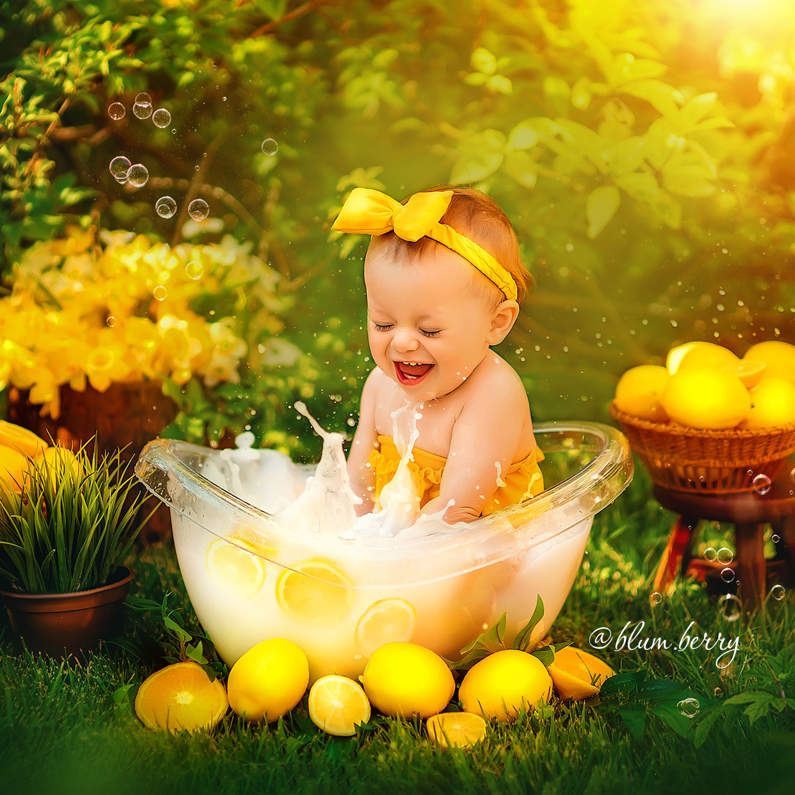 Фруктовые купашки. Детский и семейный фотограф в Краснодаре Анастасия Blumberry