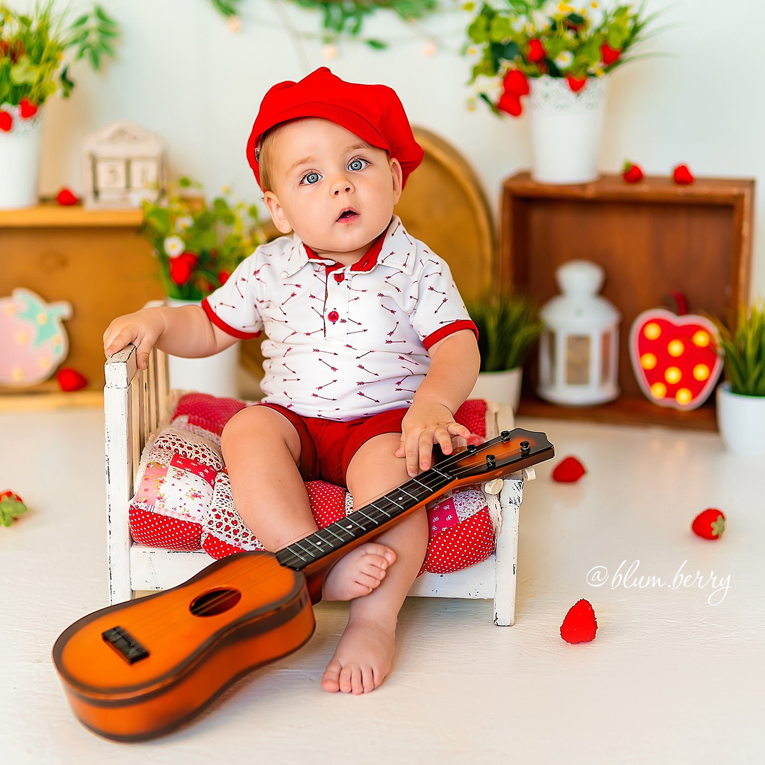 Фотосессия на годик в Краснодаре. Детский и семейный фотограф в Краснодаре Анастасия Blumberry