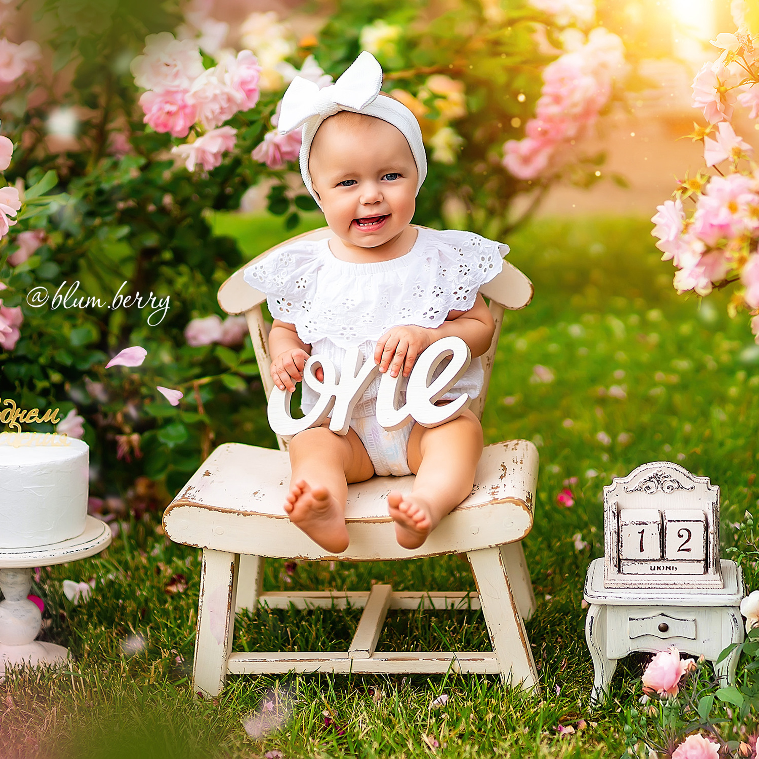 Розовый сад. Детский и семейный фотограф в Краснодаре Анастасия Blumberry