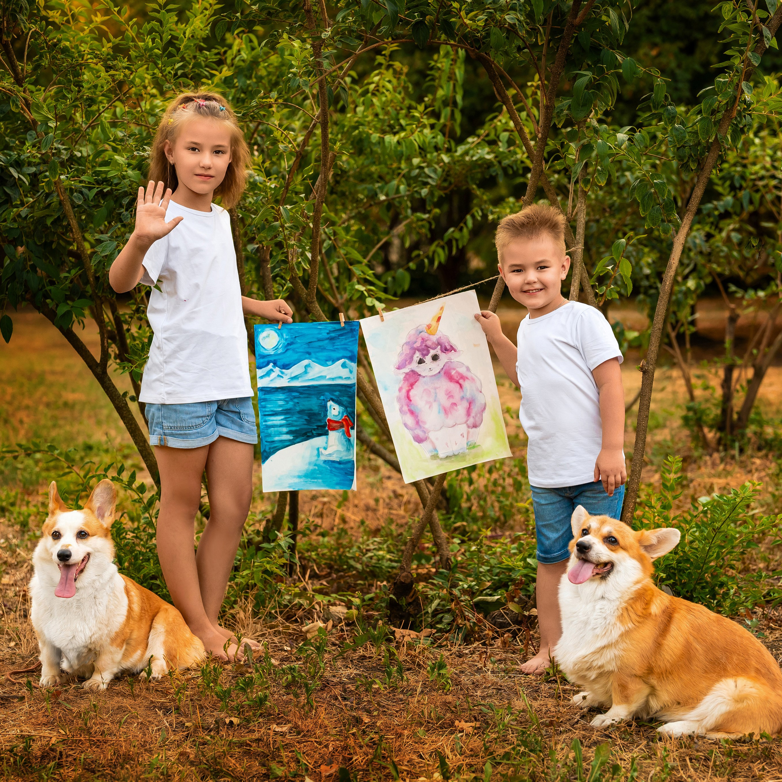 Краски с корги. Детский и семейный фотограф в Краснодаре Анастасия Blumberry