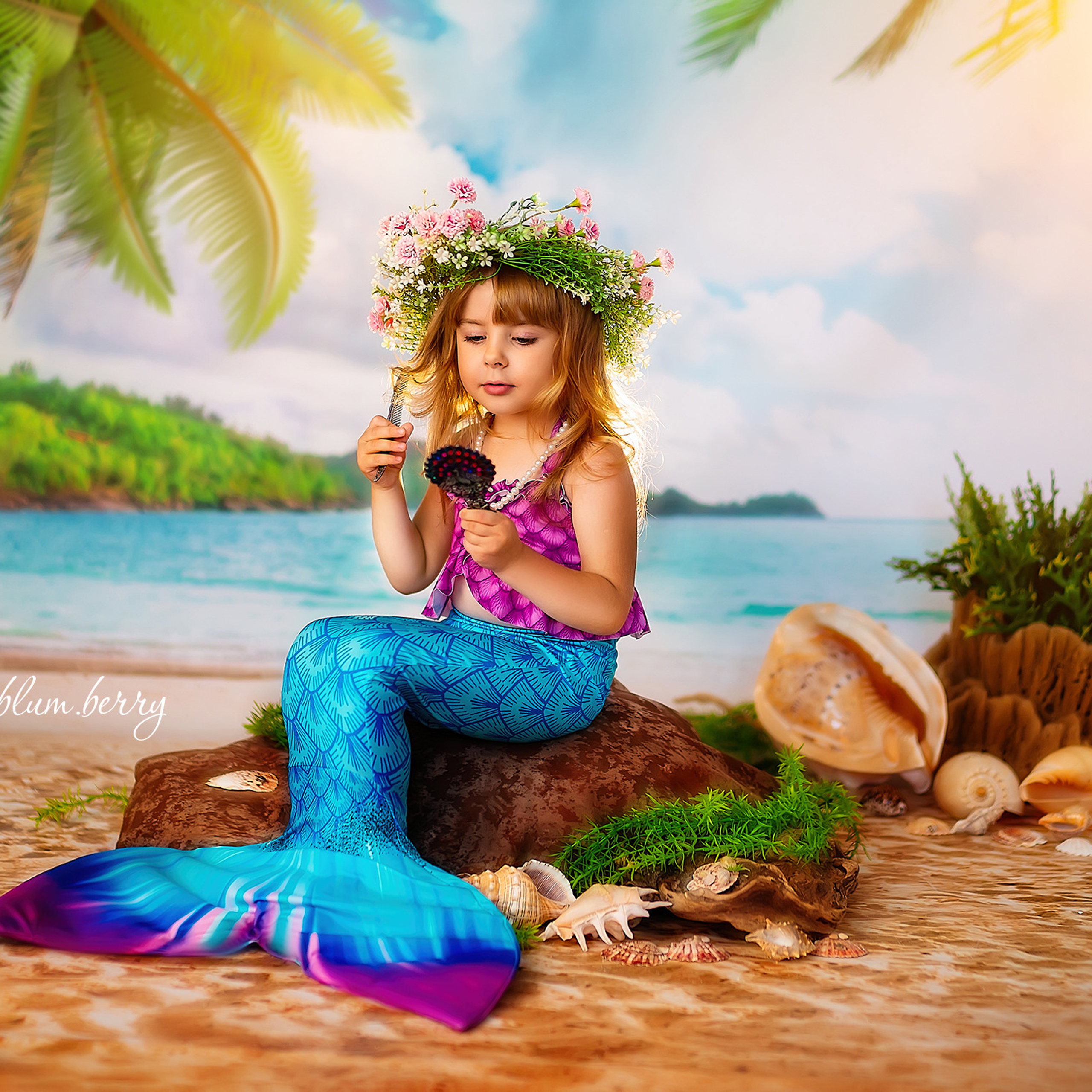 Русалочка. Детский и семейный фотограф в Краснодаре Анастасия Blumberry