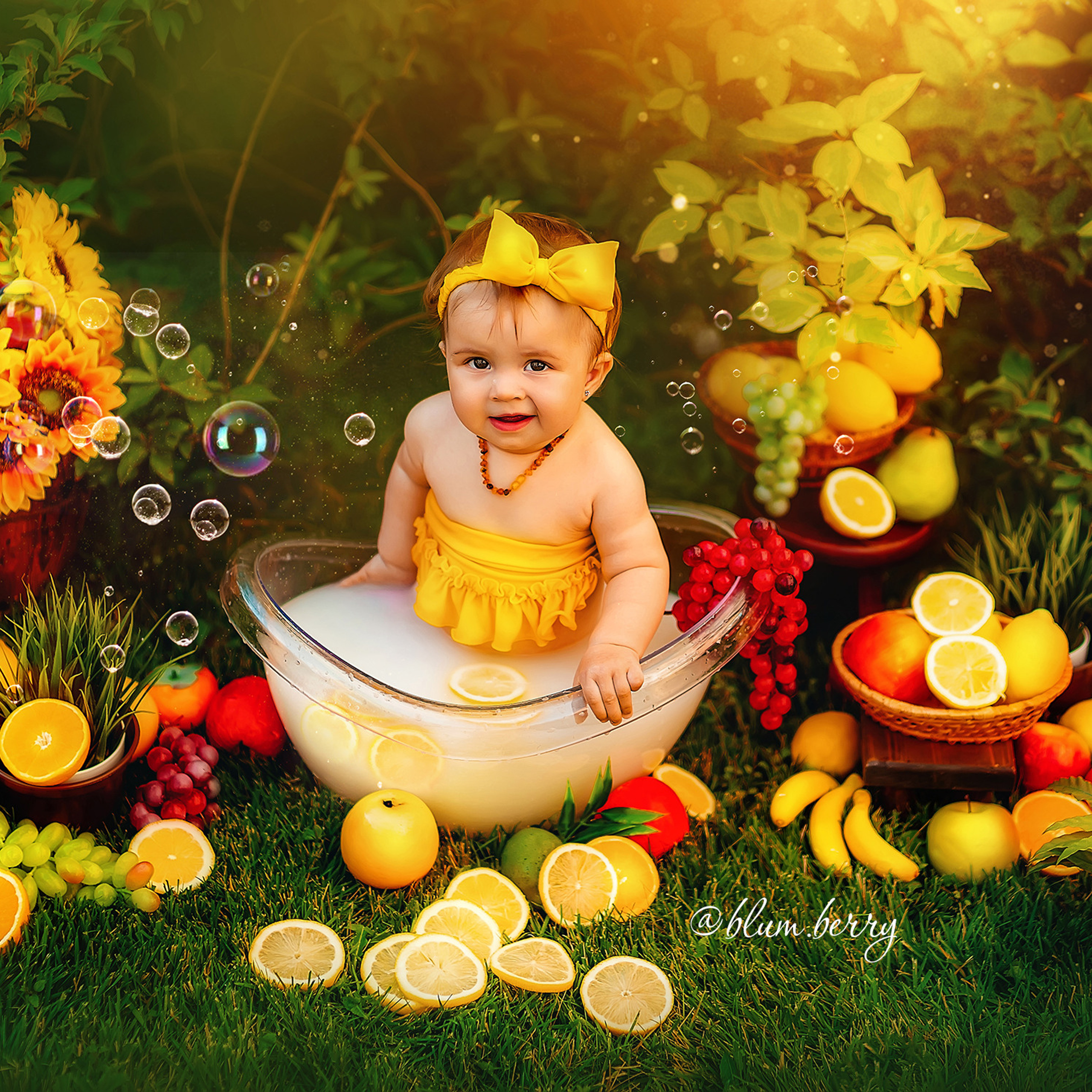 Фруктовые купашки. Детский и семейный фотограф в Краснодаре Анастасия Blumberry