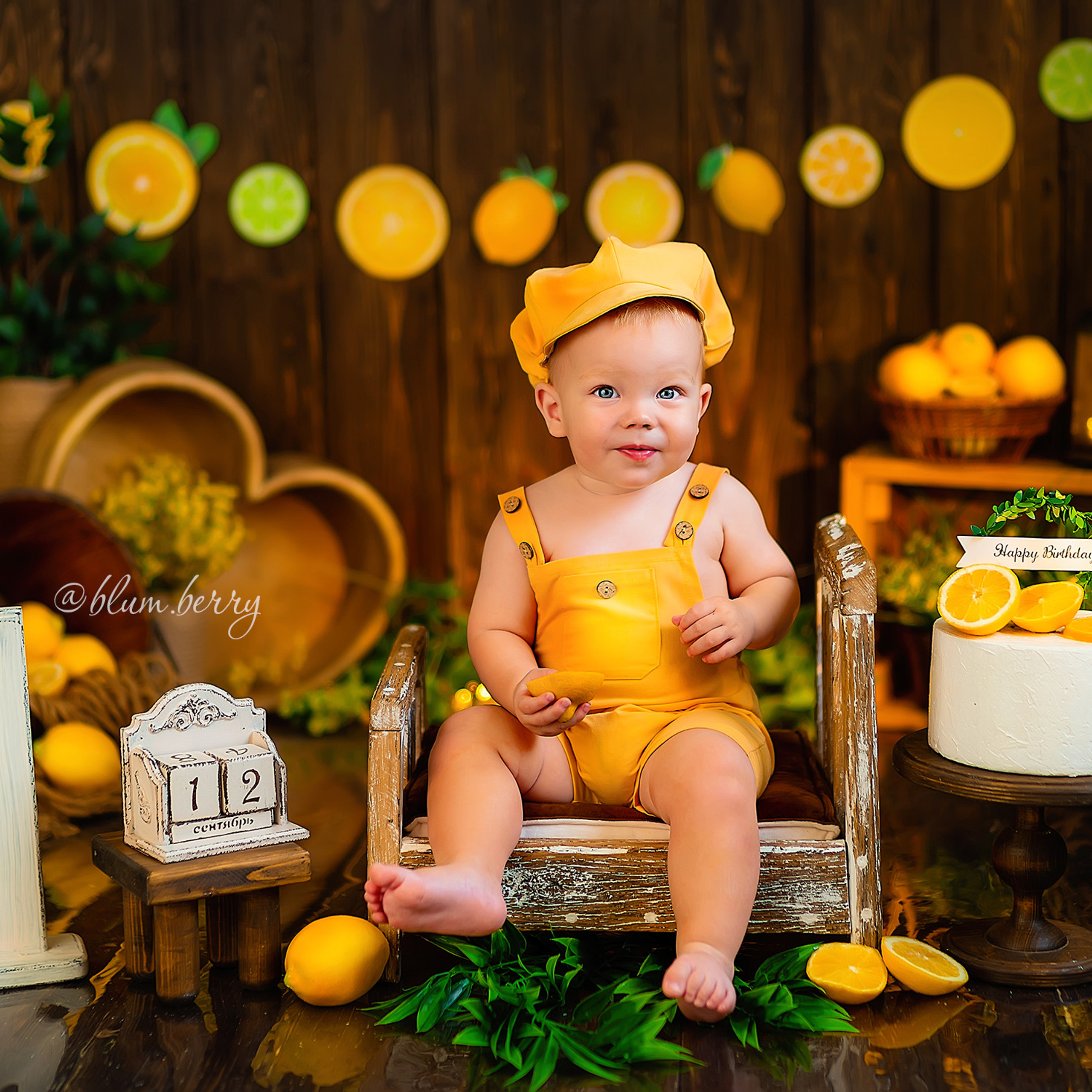 Фотосессия на годик в Краснодаре. Детский и семейный фотограф в Краснодаре Анастасия Blumberry
