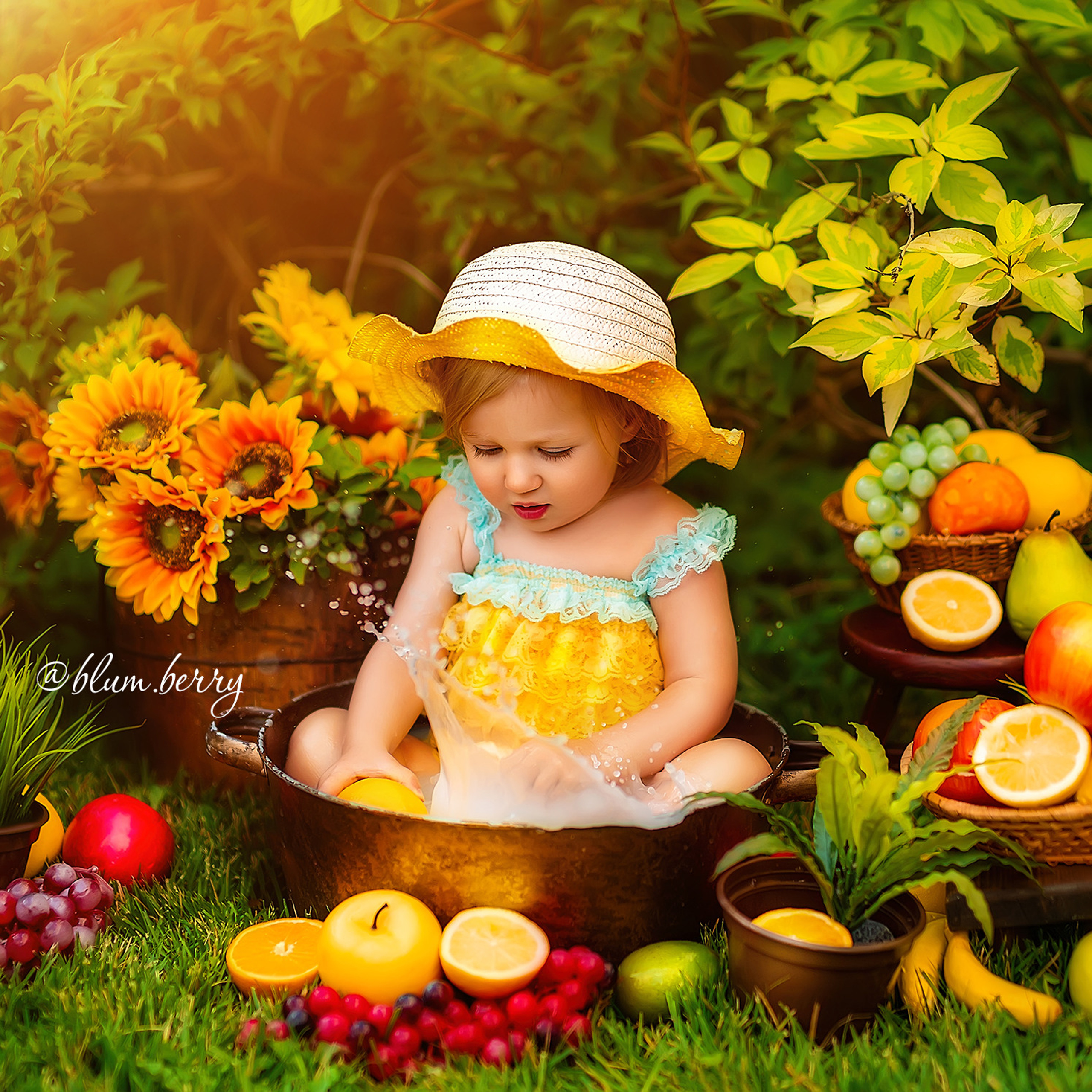 Фруктовые купашки. Детский и семейный фотограф в Краснодаре Анастасия Blumberry
