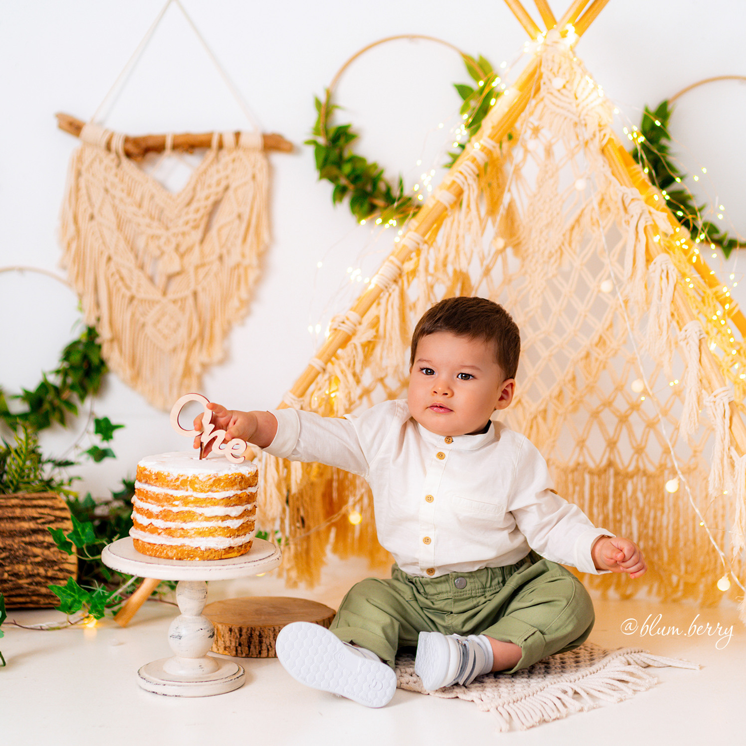 Фотосессия на годик в Краснодаре. Детский и семейный фотограф в Краснодаре Анастасия Blumberry