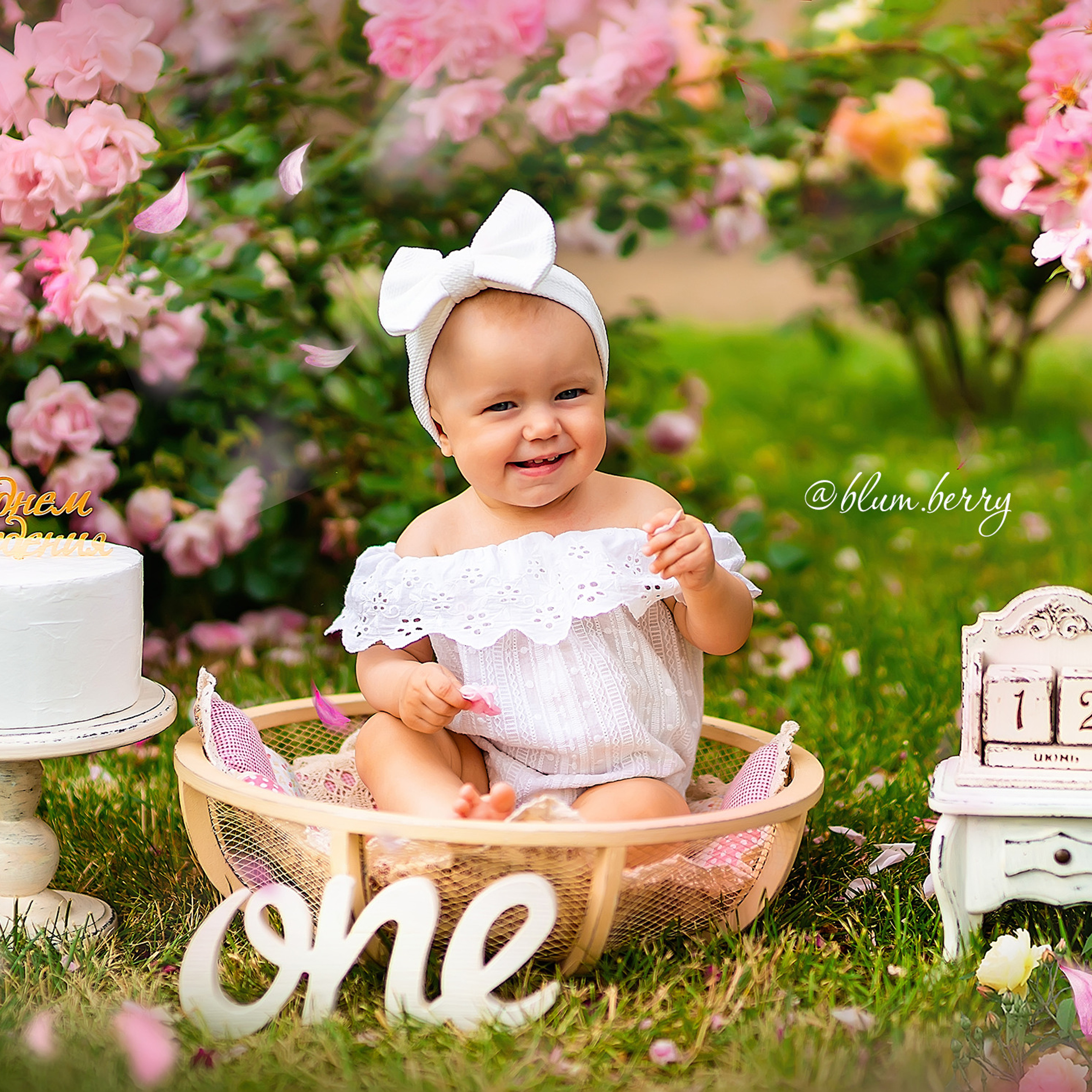Розовый сад. Детский и семейный фотограф в Краснодаре Анастасия Blumberry