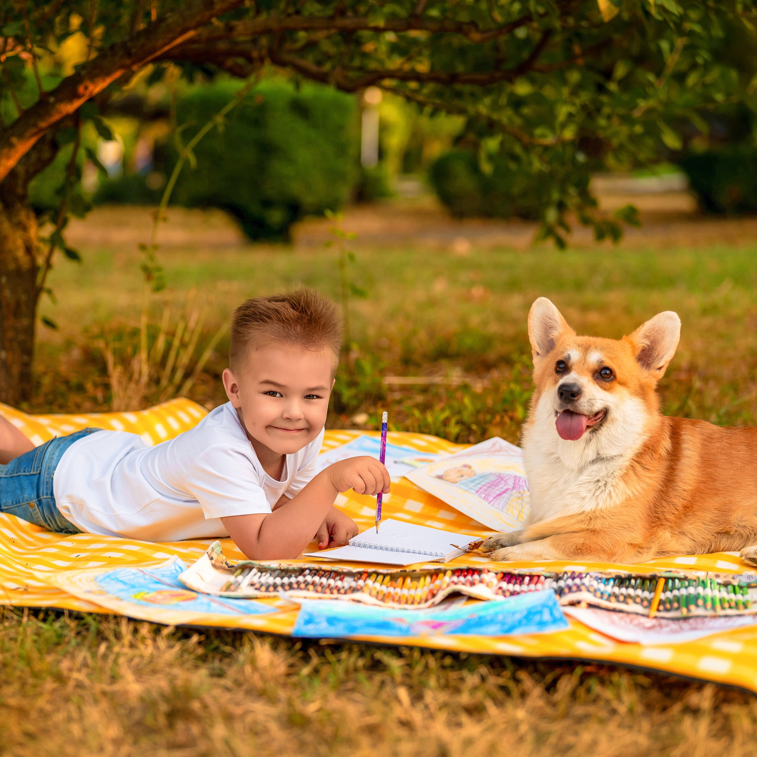 Краски с корги. Детский и семейный фотограф в Краснодаре Анастасия Blumberry
