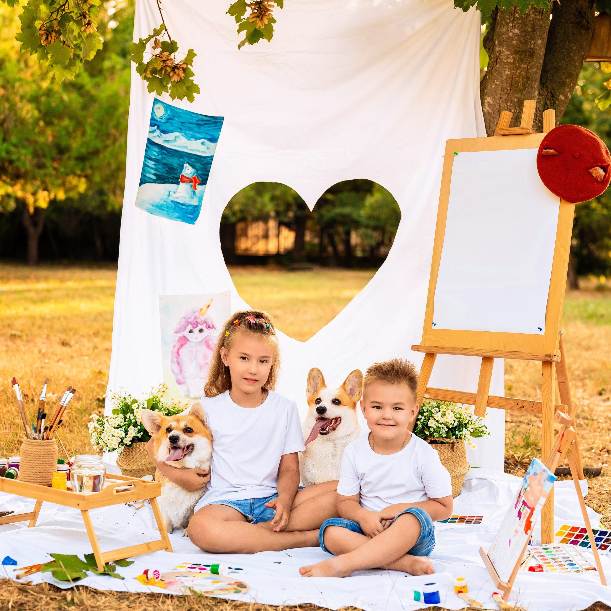 Краски с корги. Детский и семейный фотограф в Краснодаре Анастасия Blumberry