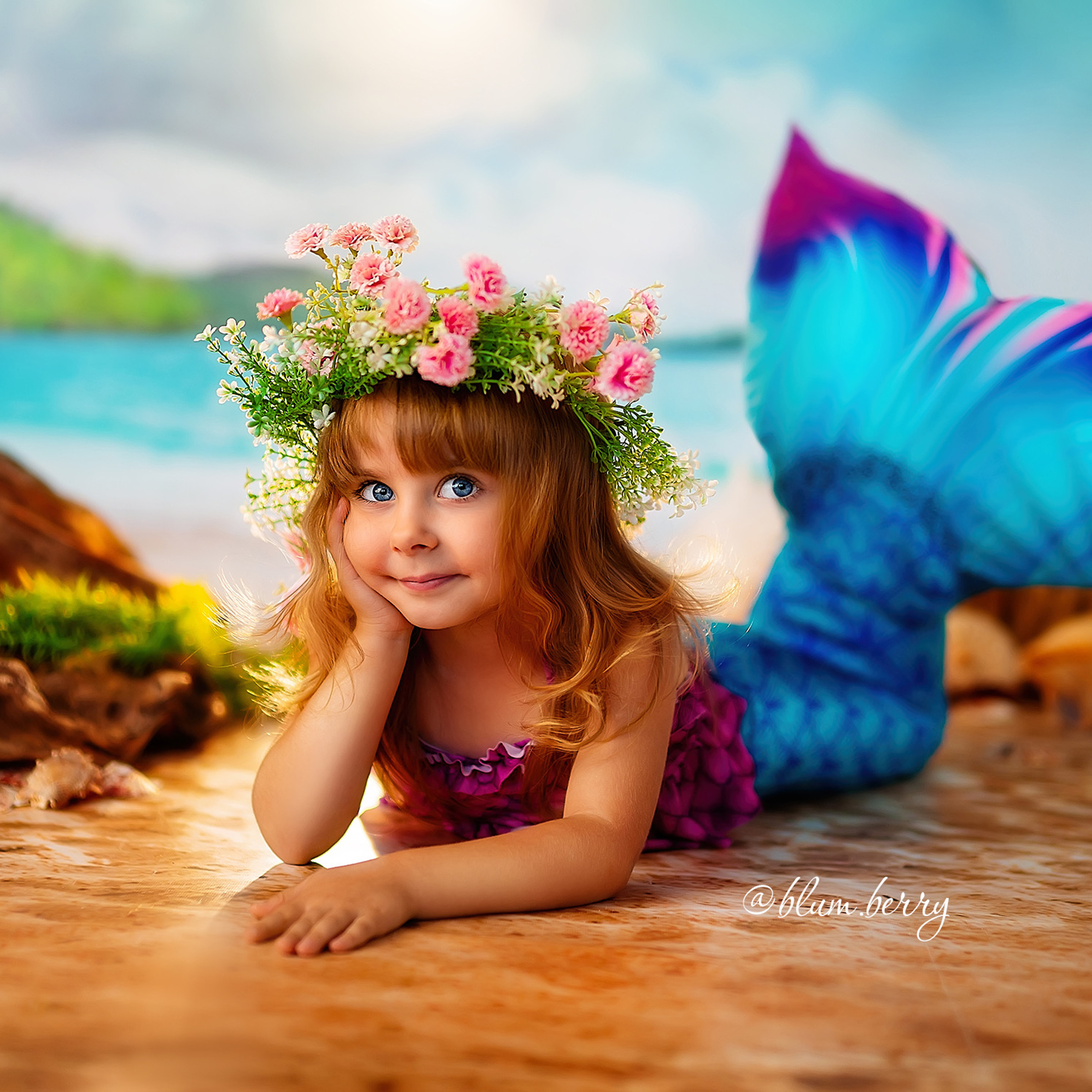 Русалочка. Детский и семейный фотограф в Краснодаре Анастасия Blumberry