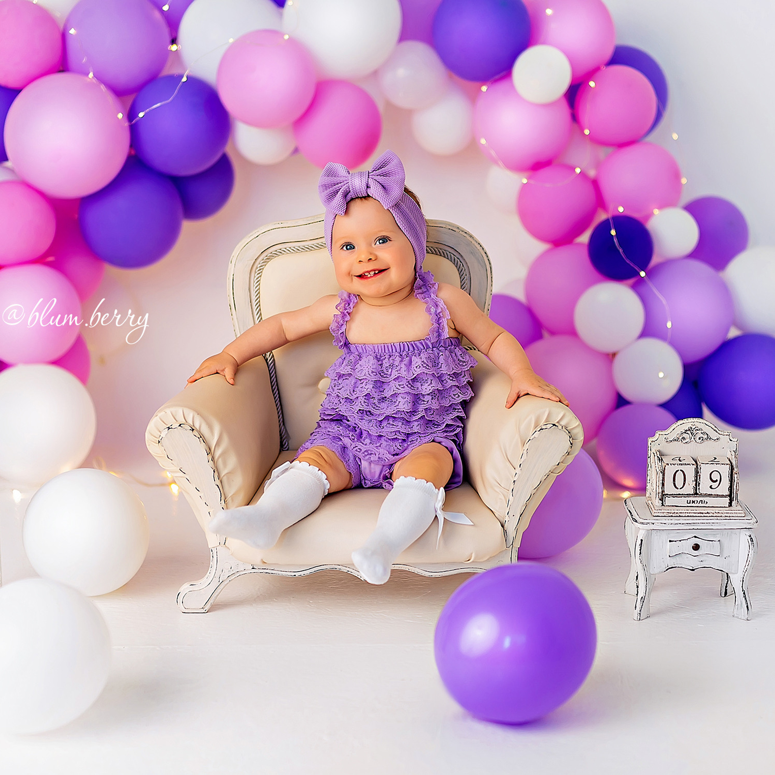 Фотосессия на годик в Краснодаре. Детский и семейный фотограф в Краснодаре Анастасия Blumberry