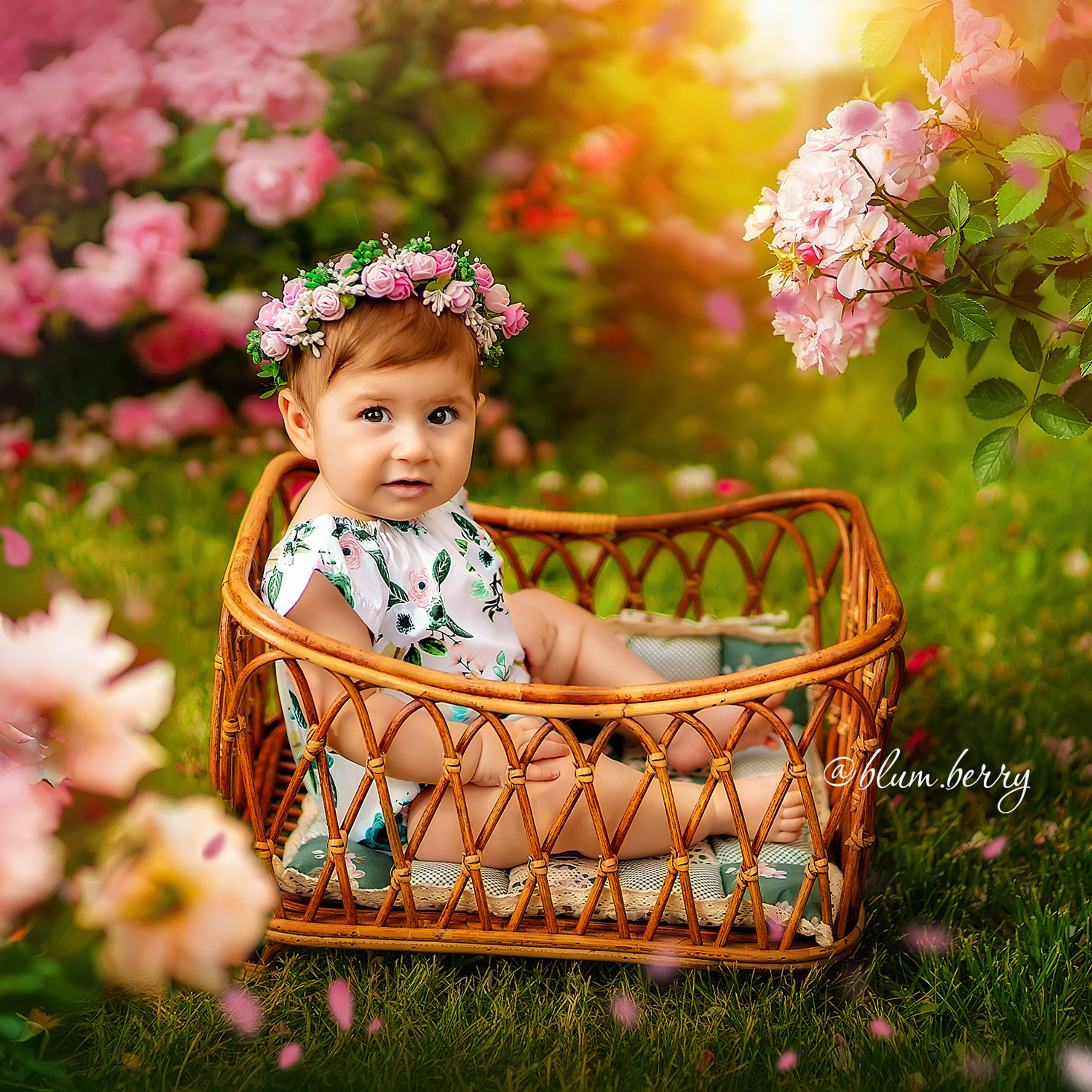 Розовый сад. Детский и семейный фотограф в Краснодаре Анастасия Blumberry