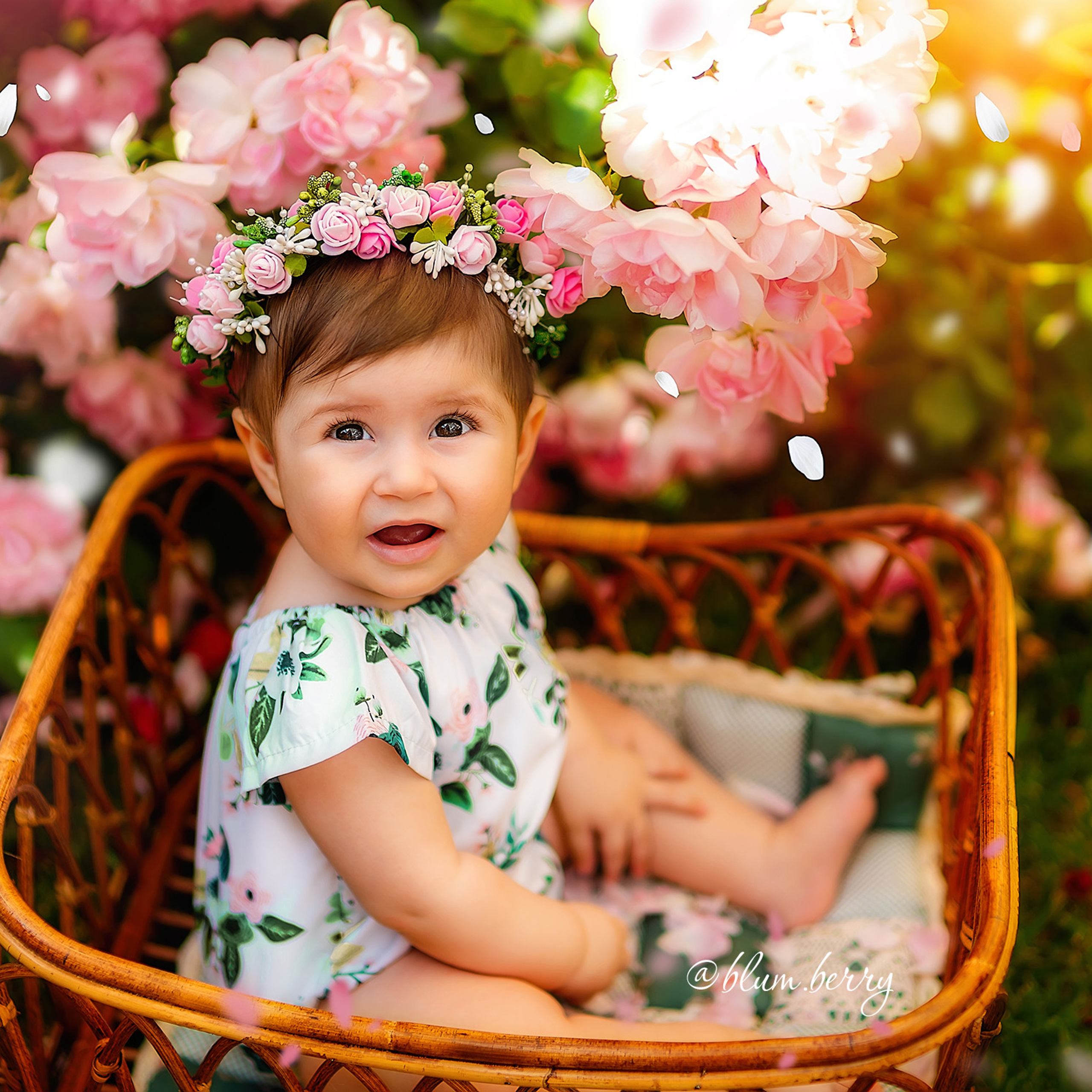 Розовый сад. Детский и семейный фотограф в Краснодаре Анастасия Blumberry