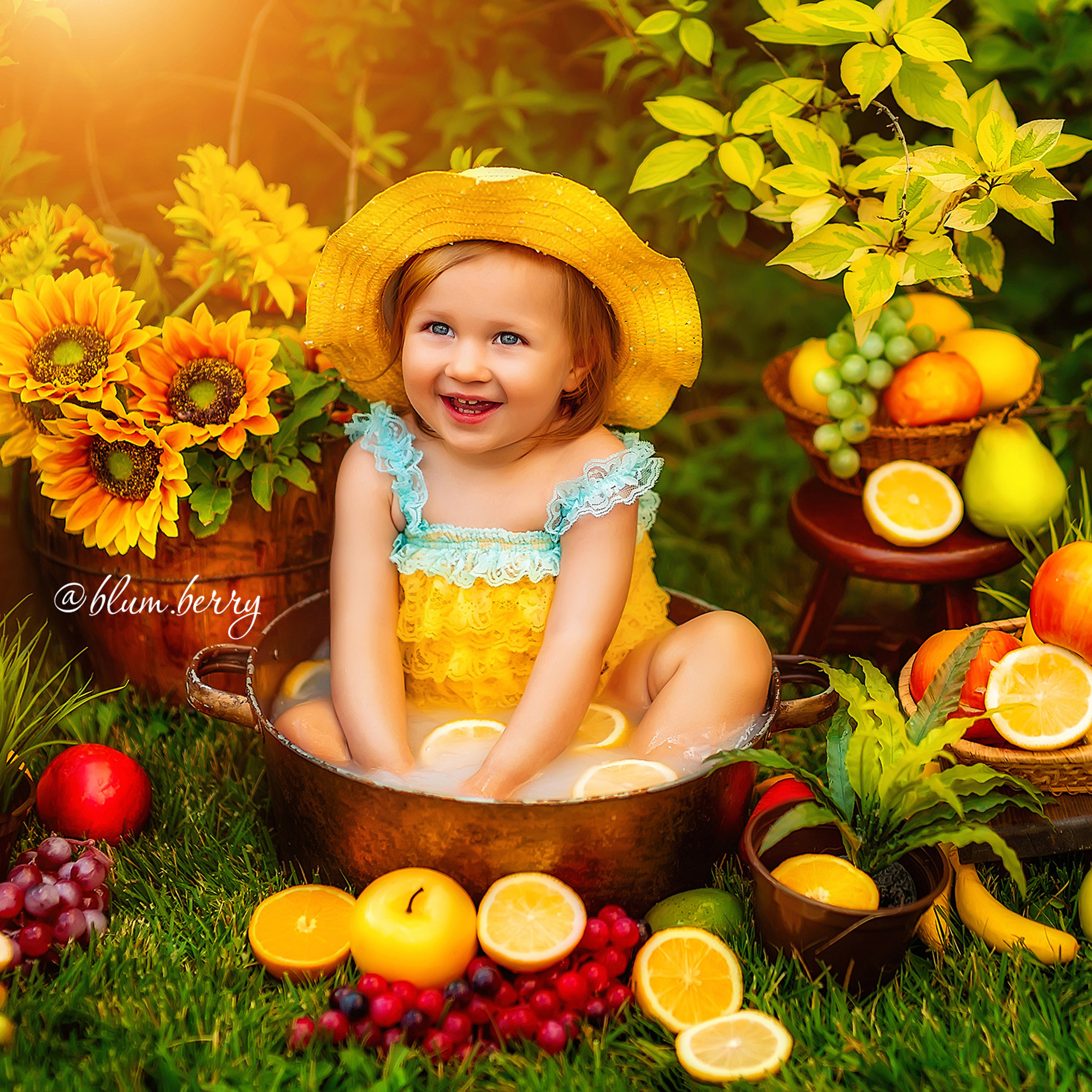 Фруктовые купашки. Детский и семейный фотограф в Краснодаре Анастасия Blumberry