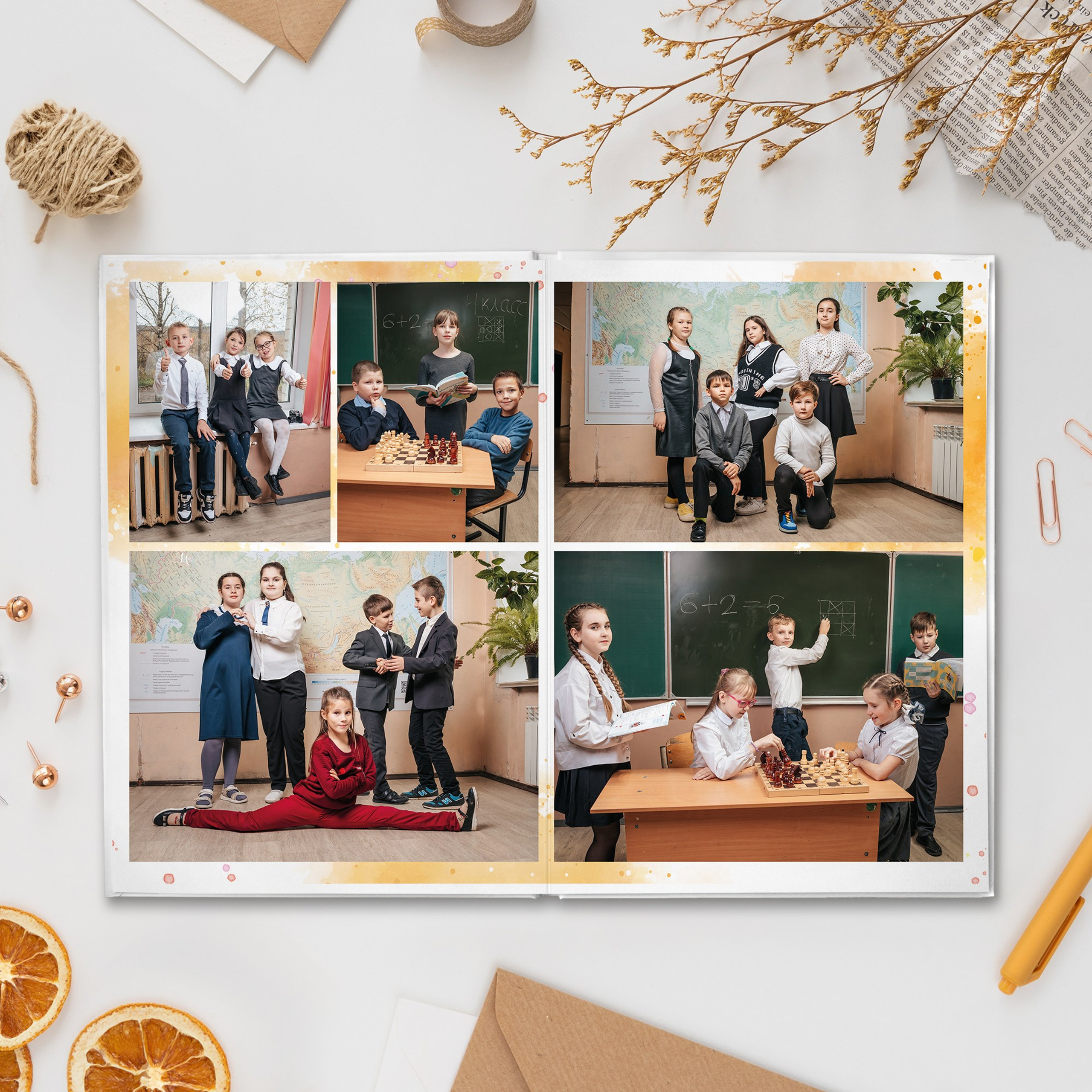 4 класс. Студия школьной фотографии в Твери. Выпускные альбомы в Твери