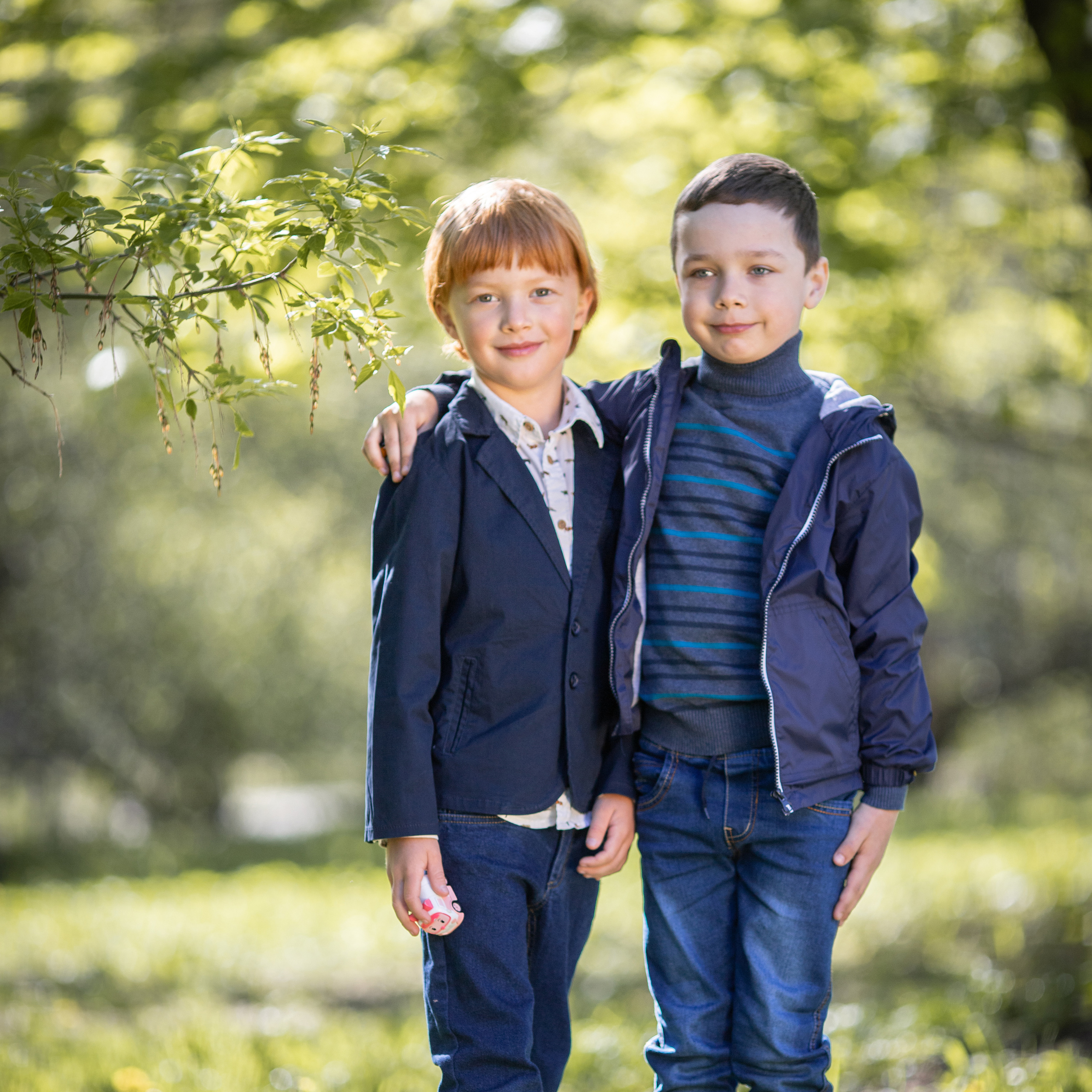 Групповая фотография класса для разворота выпускного альбома