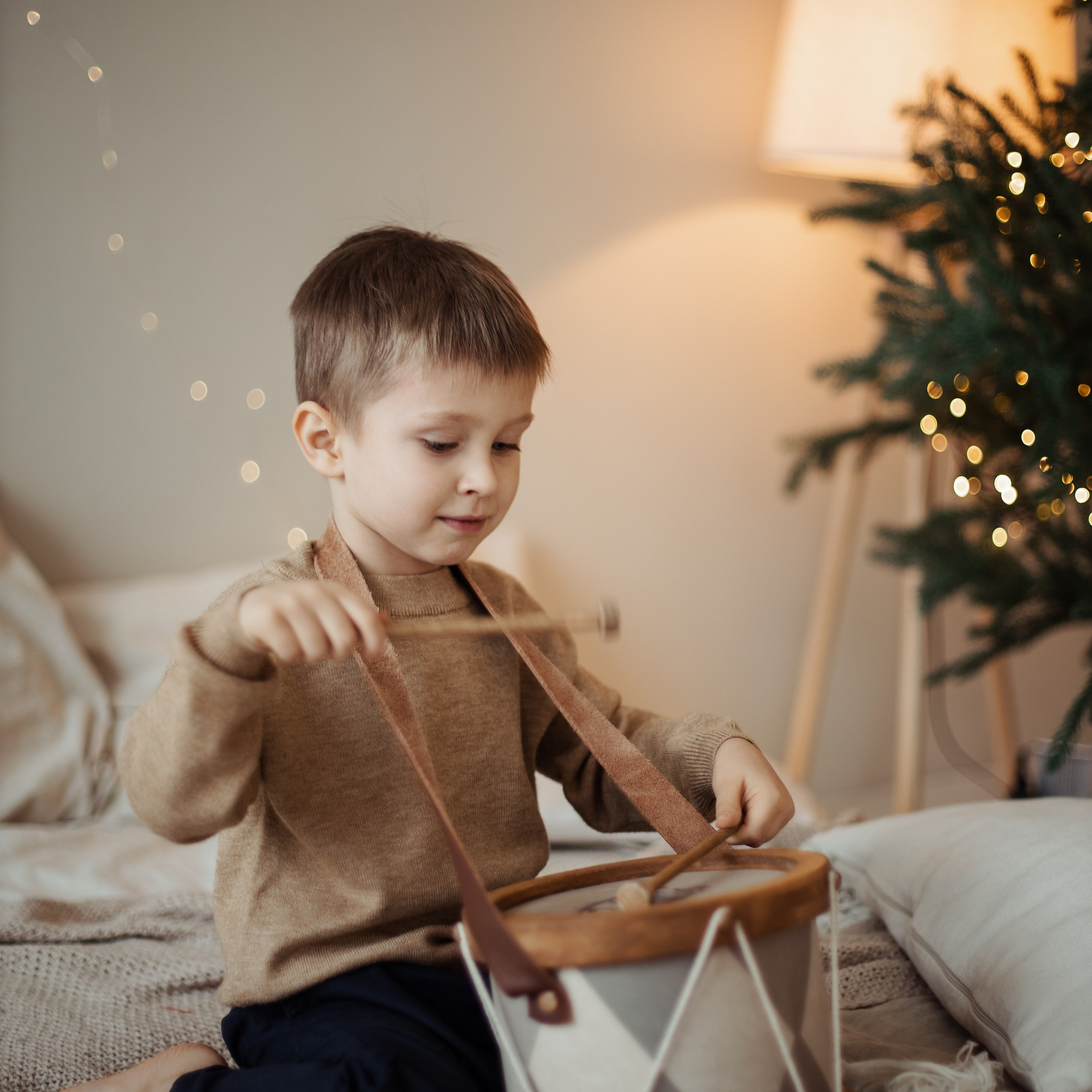 Новогодняя съёмка в студии